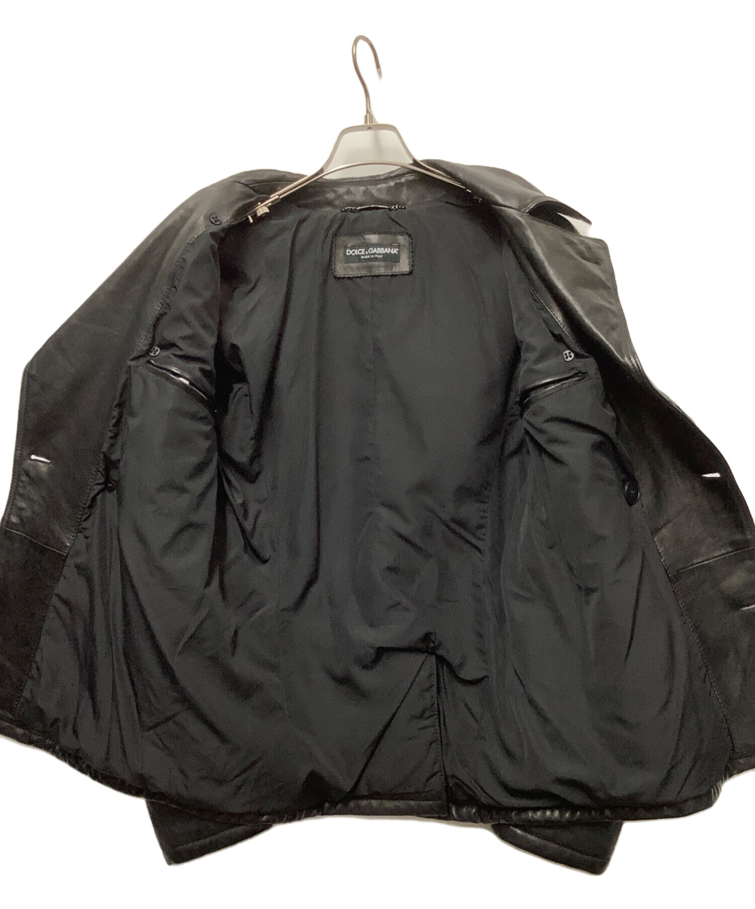 DOLCE & GABBANA ラムレザージャケット　美品 中古・古着通販】DOLCE & GABBANA (ドルチェ＆ガッバーナ) ラムレザー