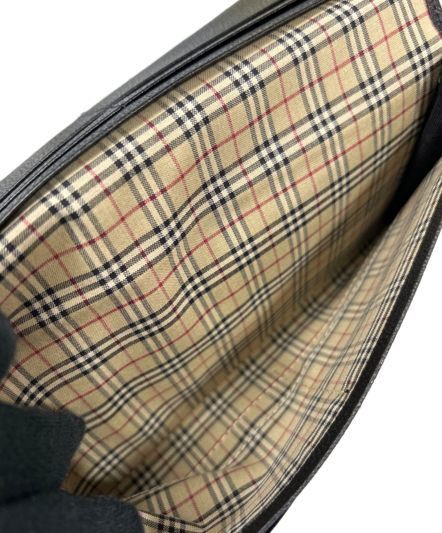 バーバリー　札入れ 中古・古着通販】BURBERRY (バーバリー) 札入れ ブラック