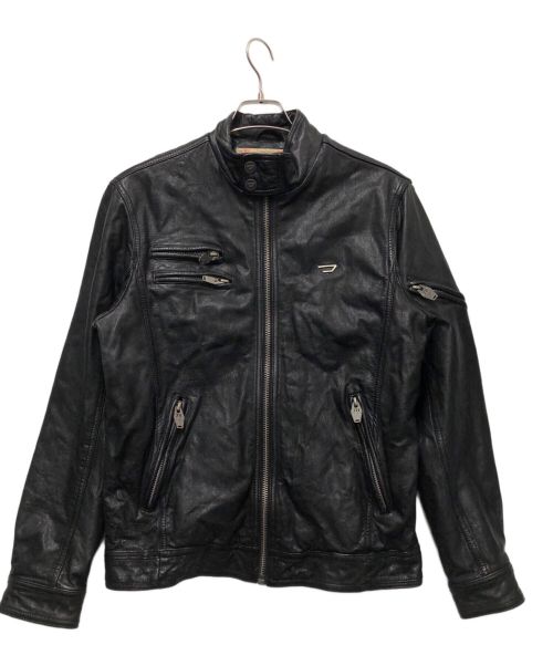 中古・古着通販】DIESEL (ディーゼル) シングルライダースジャケット