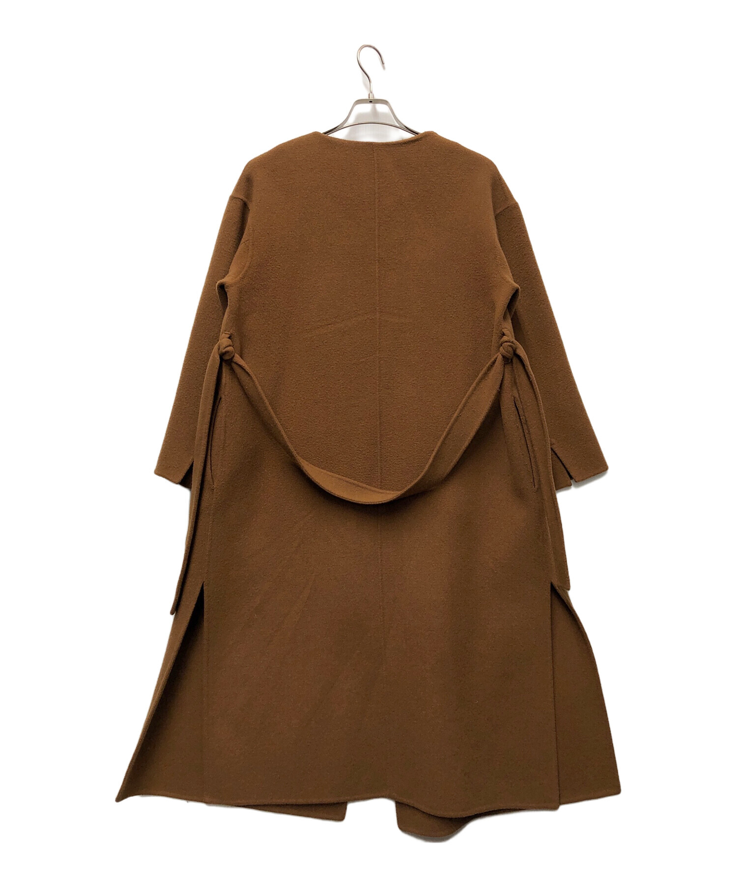 a*様 Spick &Spanビーバーフォールドラペルコート　未使用品　タグ付き スピックアンドスパン ビーバー フォールドラペルコート ロングコート