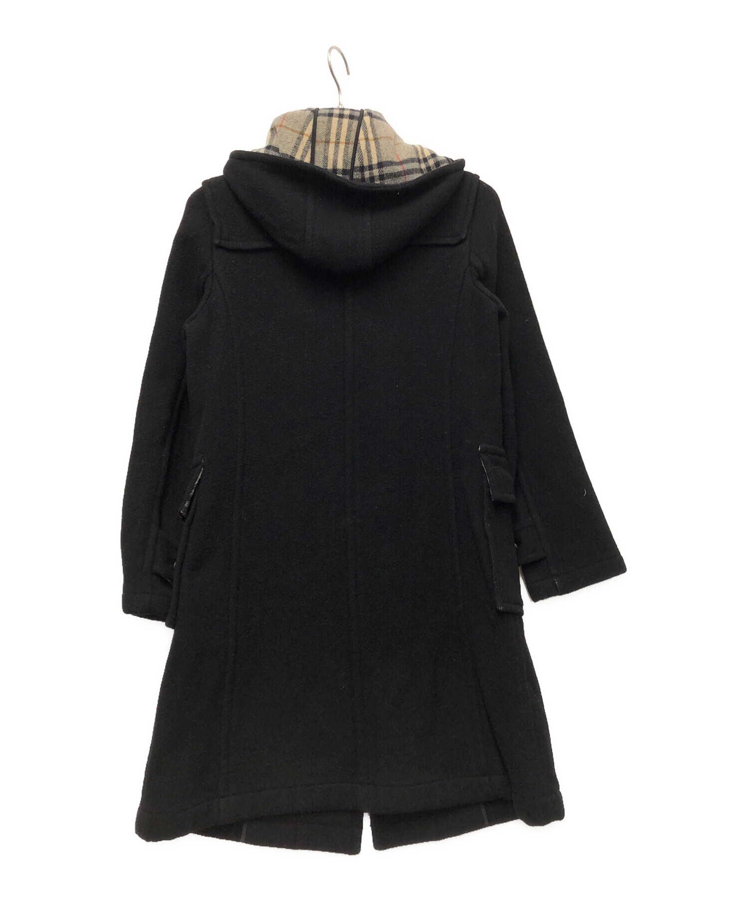 バーバリーブルーレーベル ダッフルコート 黒 38 美品