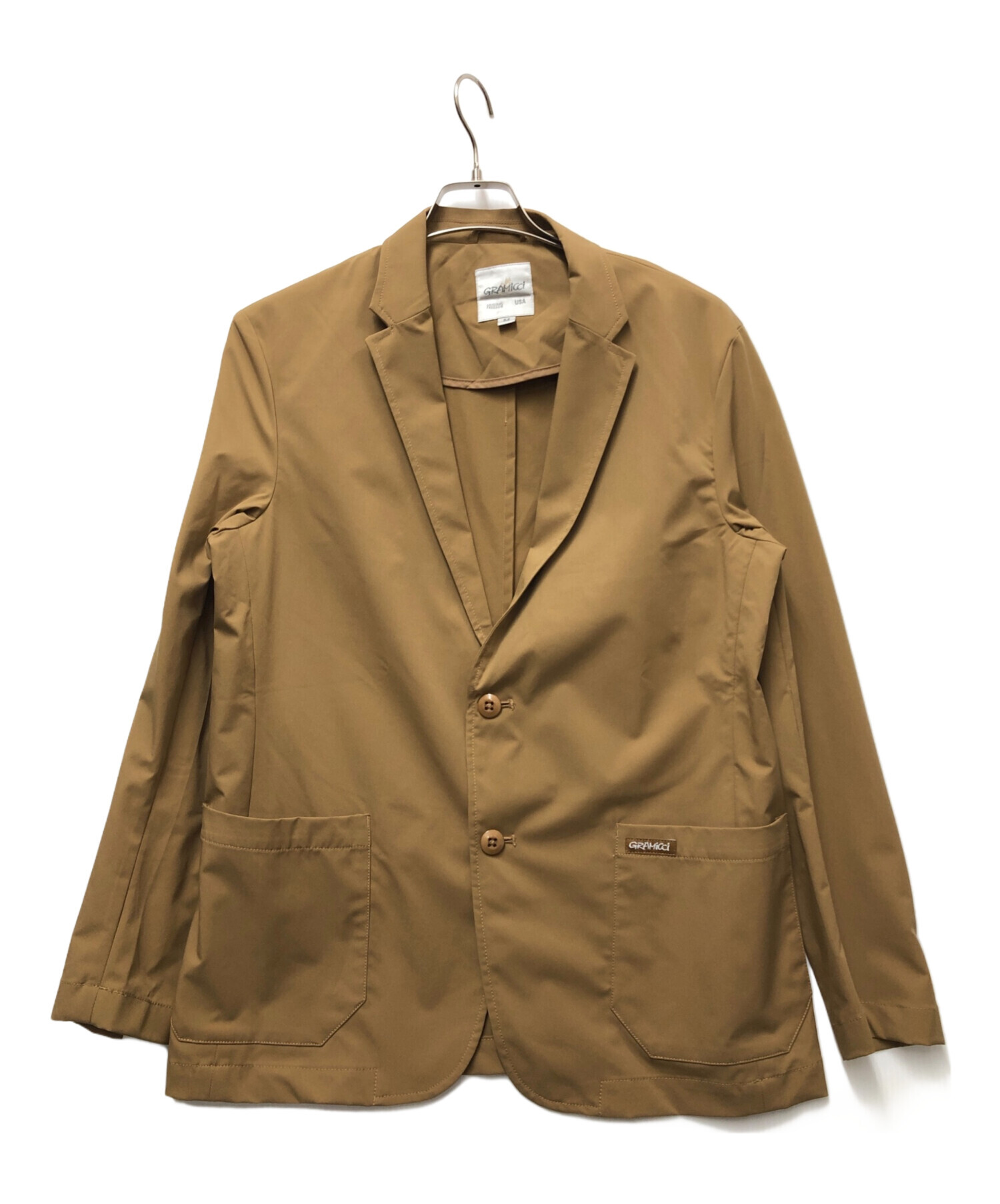 き*ほ様 GRAMICCI ブラウン テーラードジャケット セットアップ M 茶 中古・古着通販】GRAMICCI (グラミチ) テーラードジャケット ブラウン