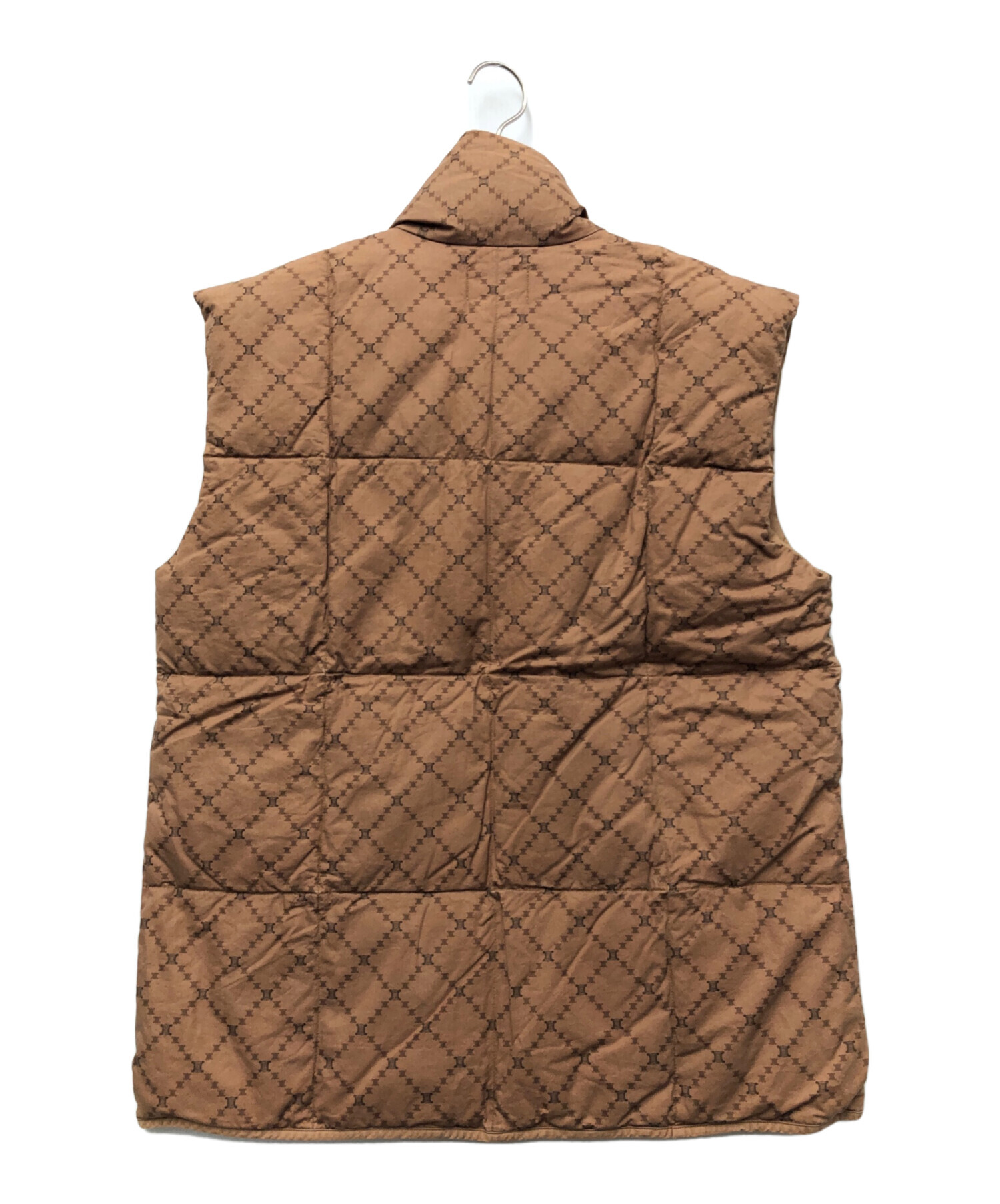 CÉLINE セリーヌ ブラウン ダウンベスト 日本製 中古・古着通販】CELINE (セリーヌ) 西川 (ニシカワ) ダウンベスト