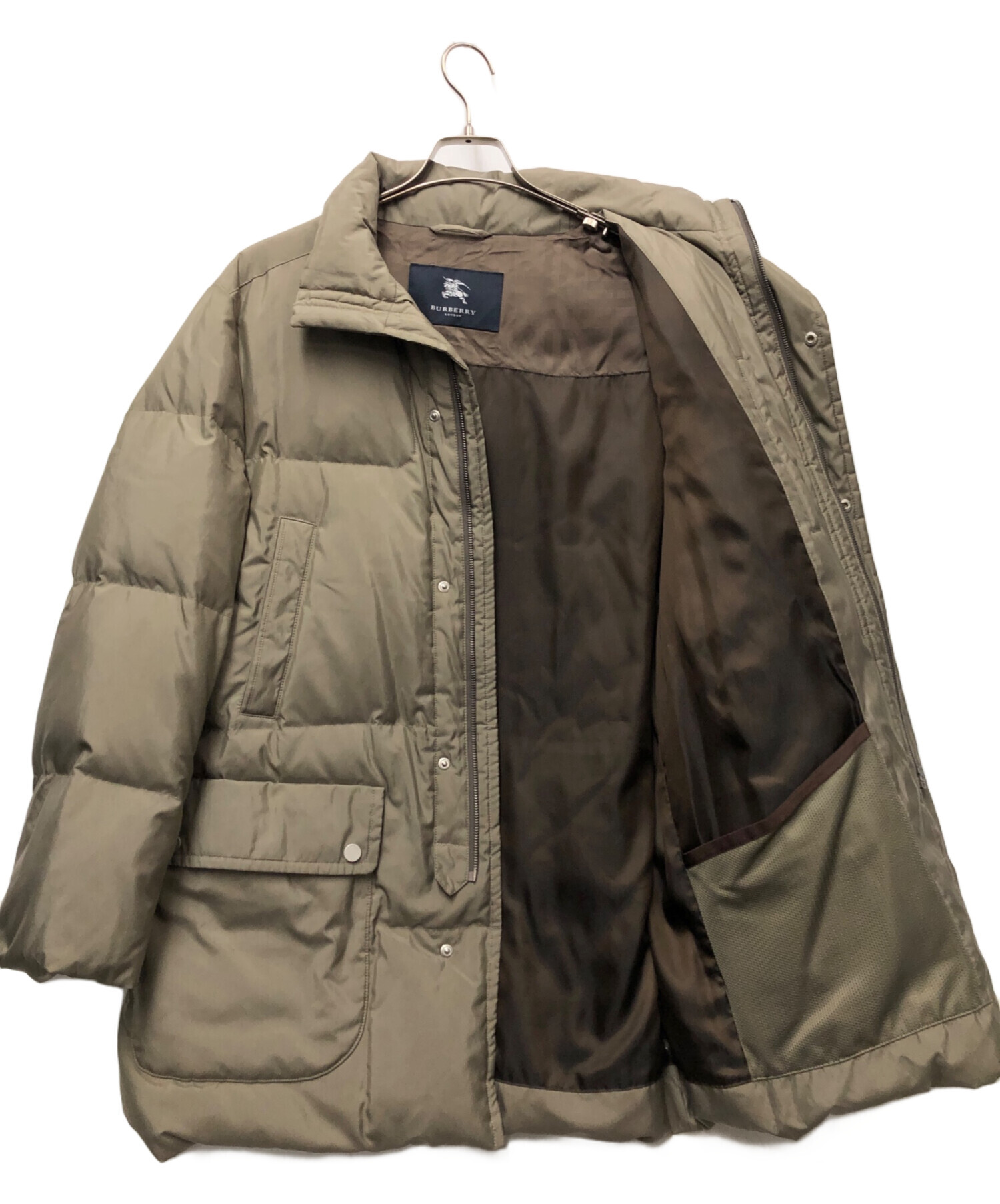 中古・古着通販】BURBERRY (バーバリー) ダウンコート ベージュ サイズ