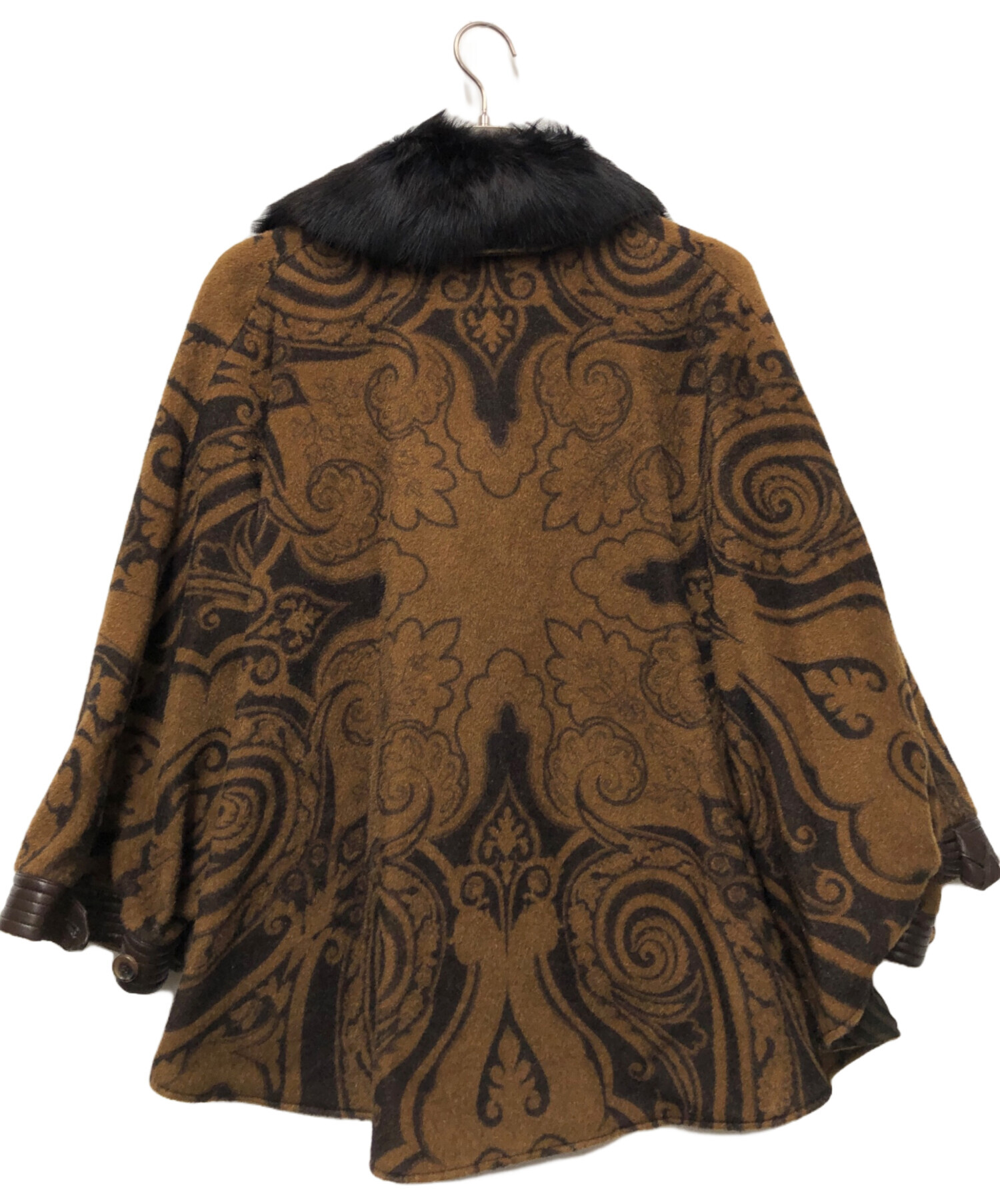 中古・古着通販】ETRO (エトロ) ポンチョ ブラウン サイズ:40