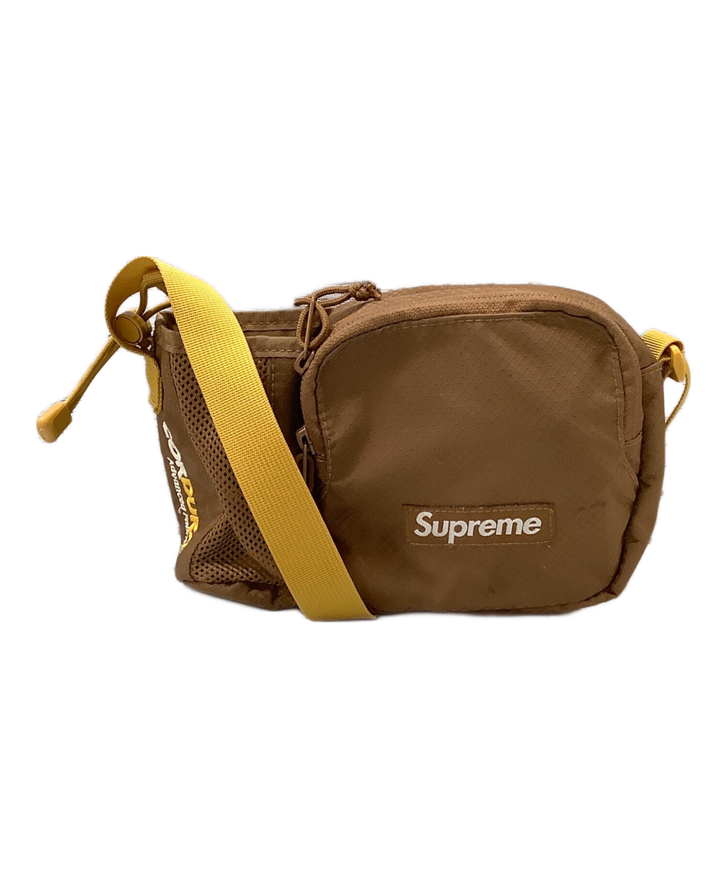 supreme シュプリーム ボディバッグ ワンショルダー レザー ブラウン