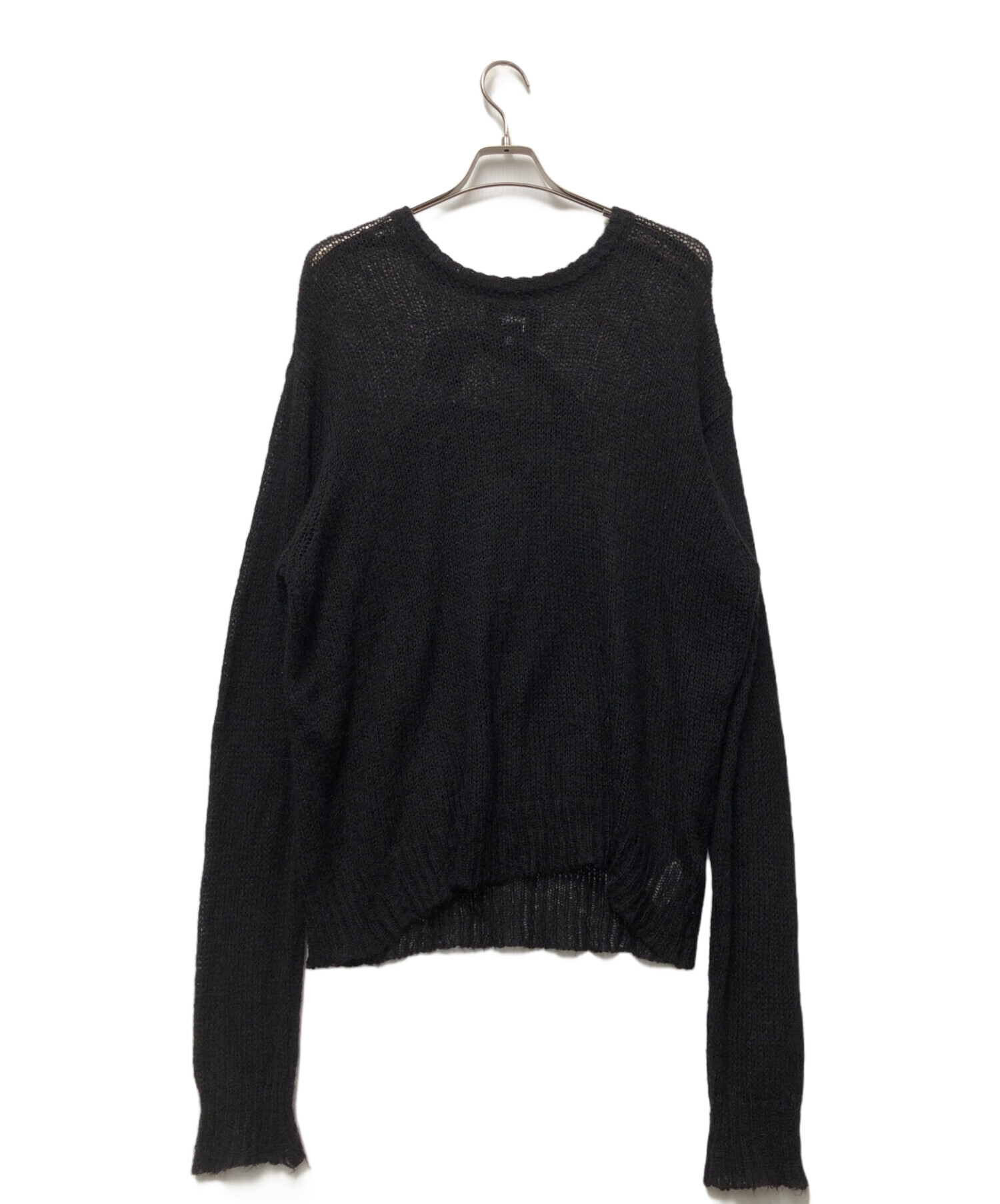 中古・古着通販】stussy (ステューシー) Loose Knit Sweater ブラック