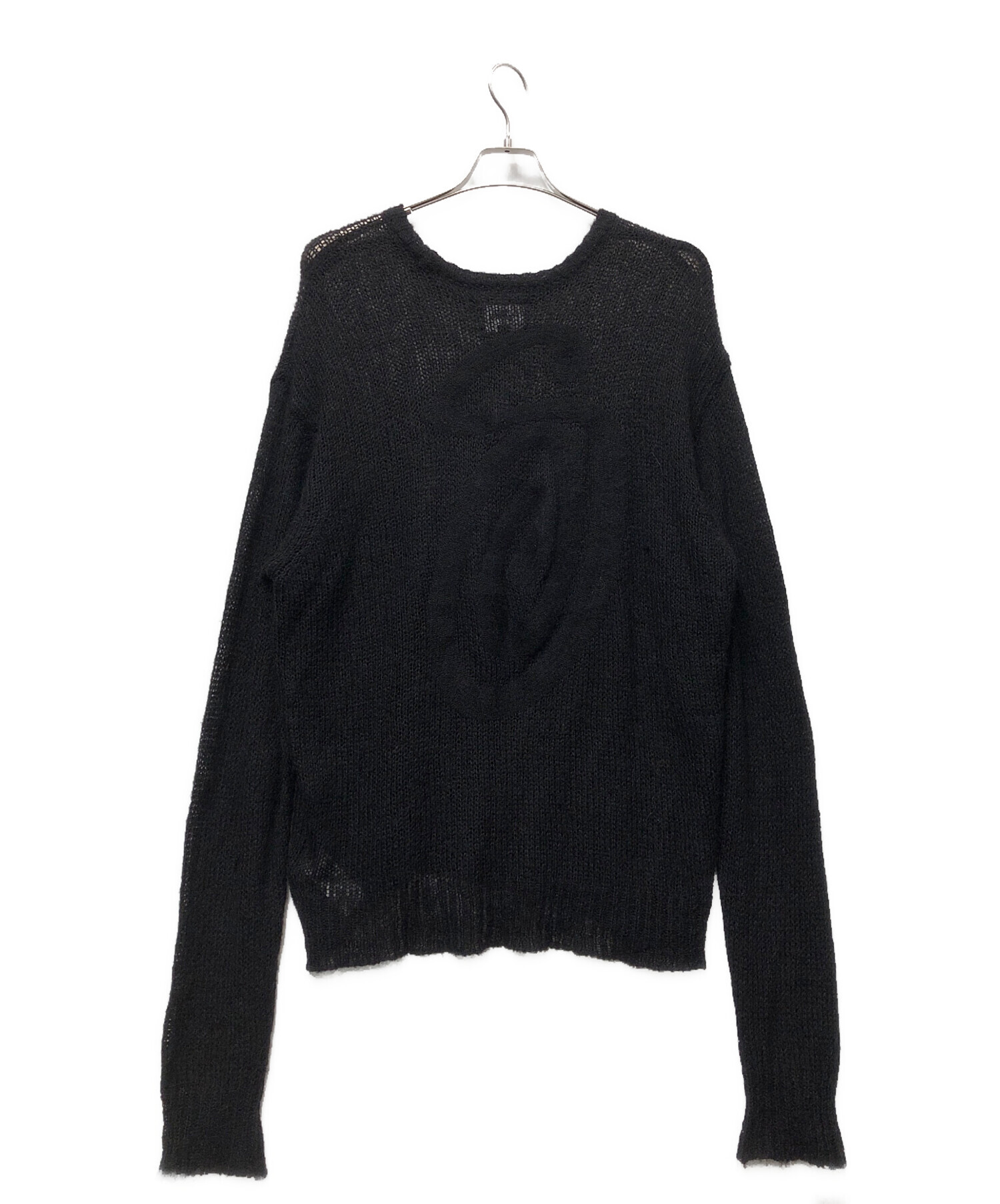 中古・古着通販】stussy (ステューシー) Loose Knit Sweater ブラック 