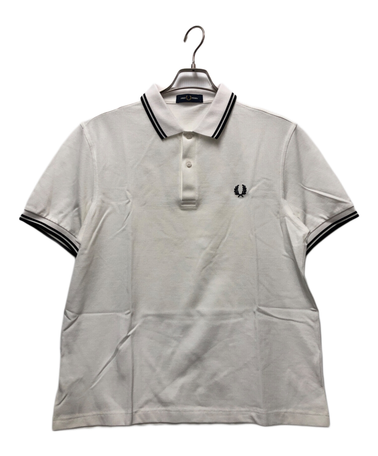 中古・古着通販】FRED PERRY (フレッドペリー) ポロシャツ ホワイト