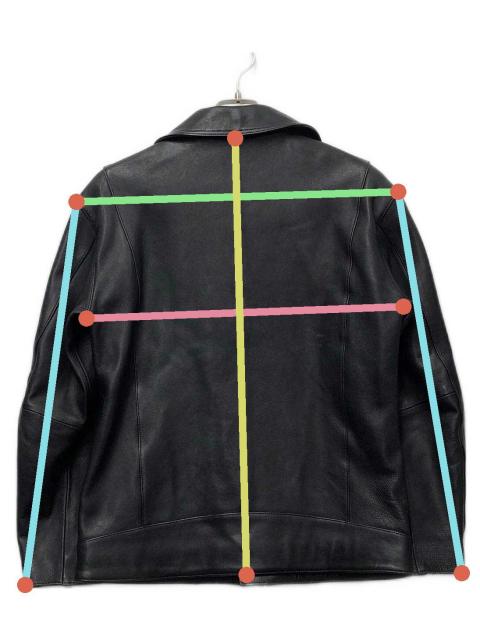 中古・古着通販】HARE (ハレ) ラムレザーダブルライダースジャケット
