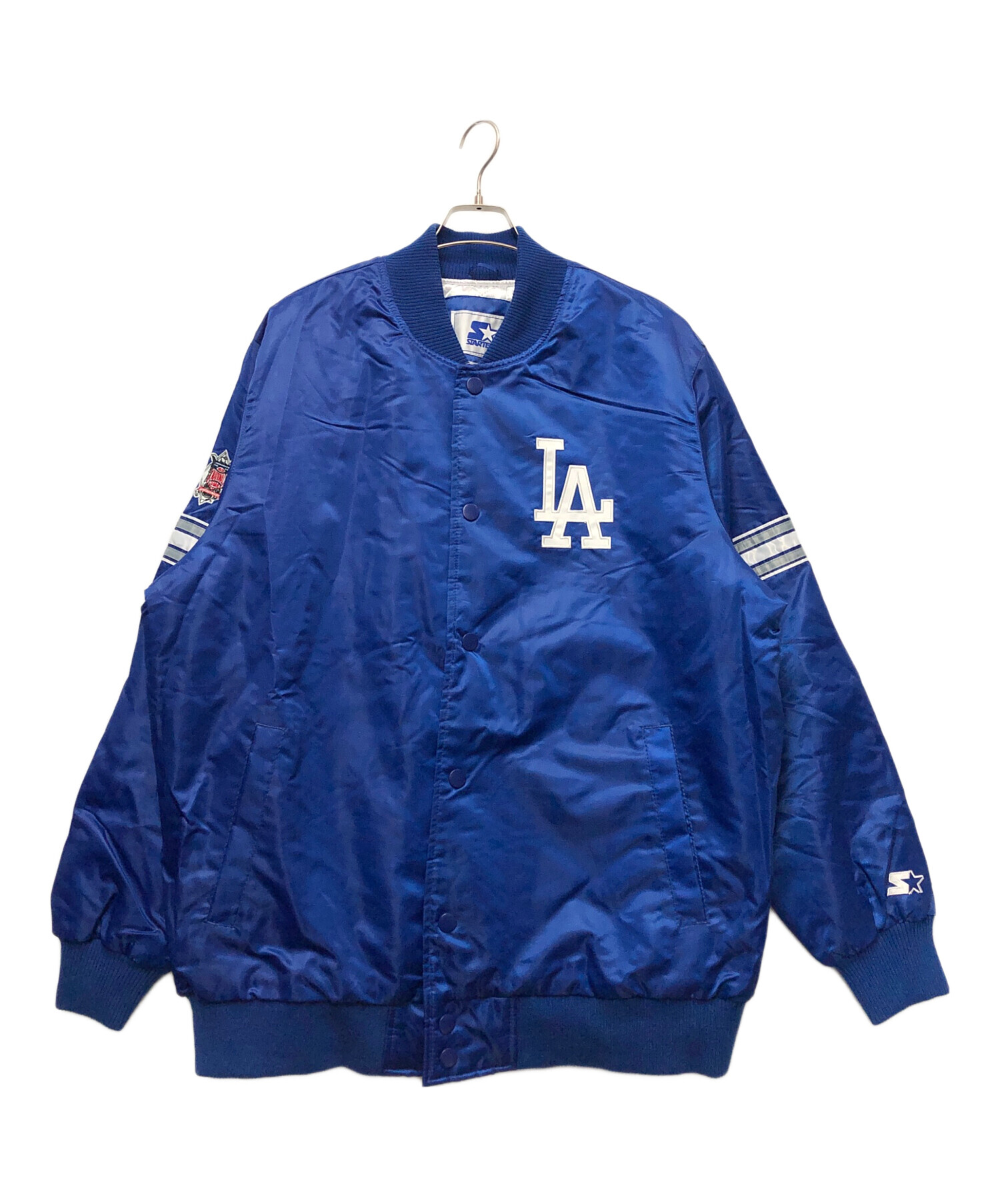 中古・古着通販】STARTER (スターター) スタジアムジャンパー ブルー 