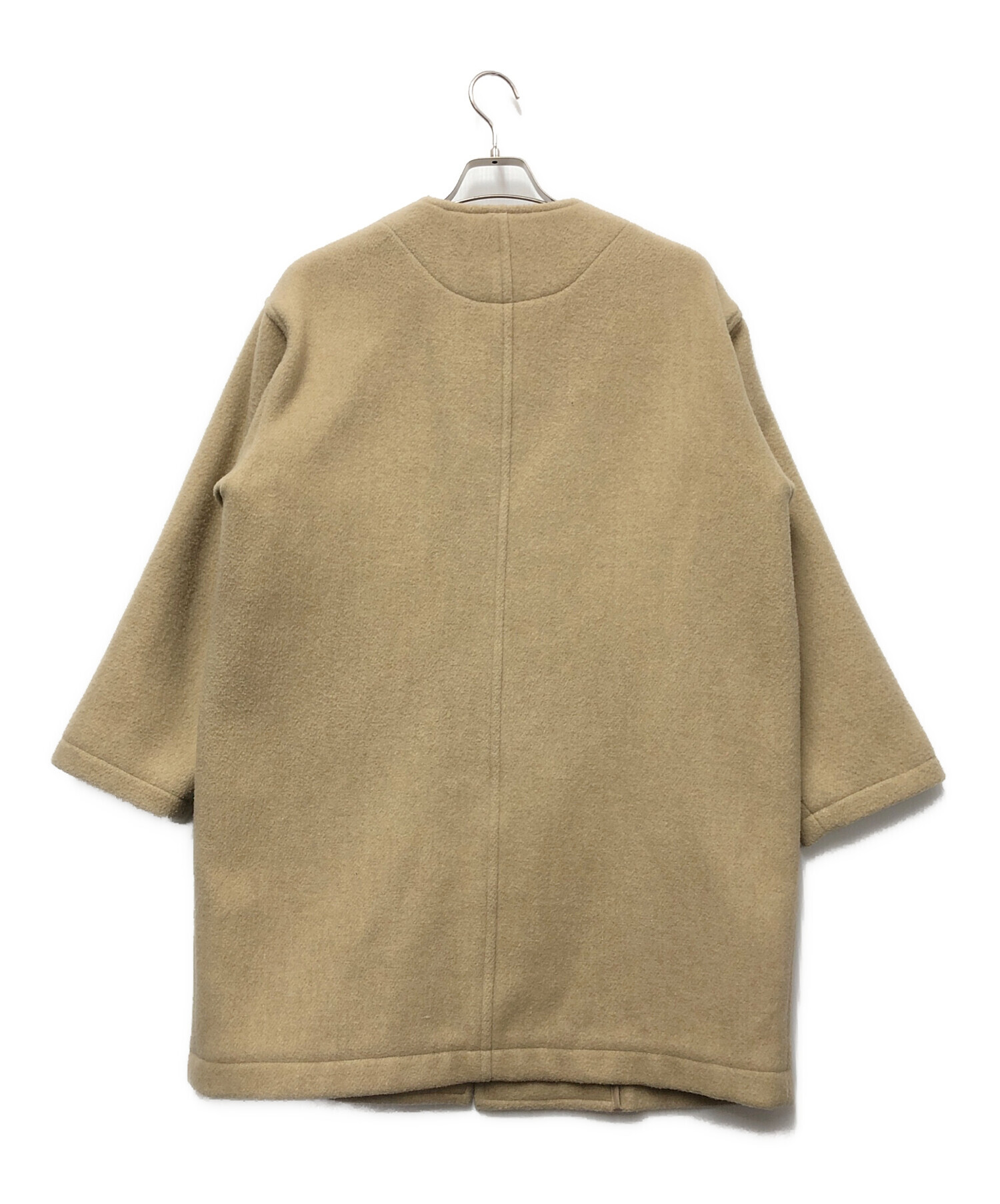 中古・古着通販】DANTON (ダントン) WOOL LIGHT PILE ノーカラーロング 