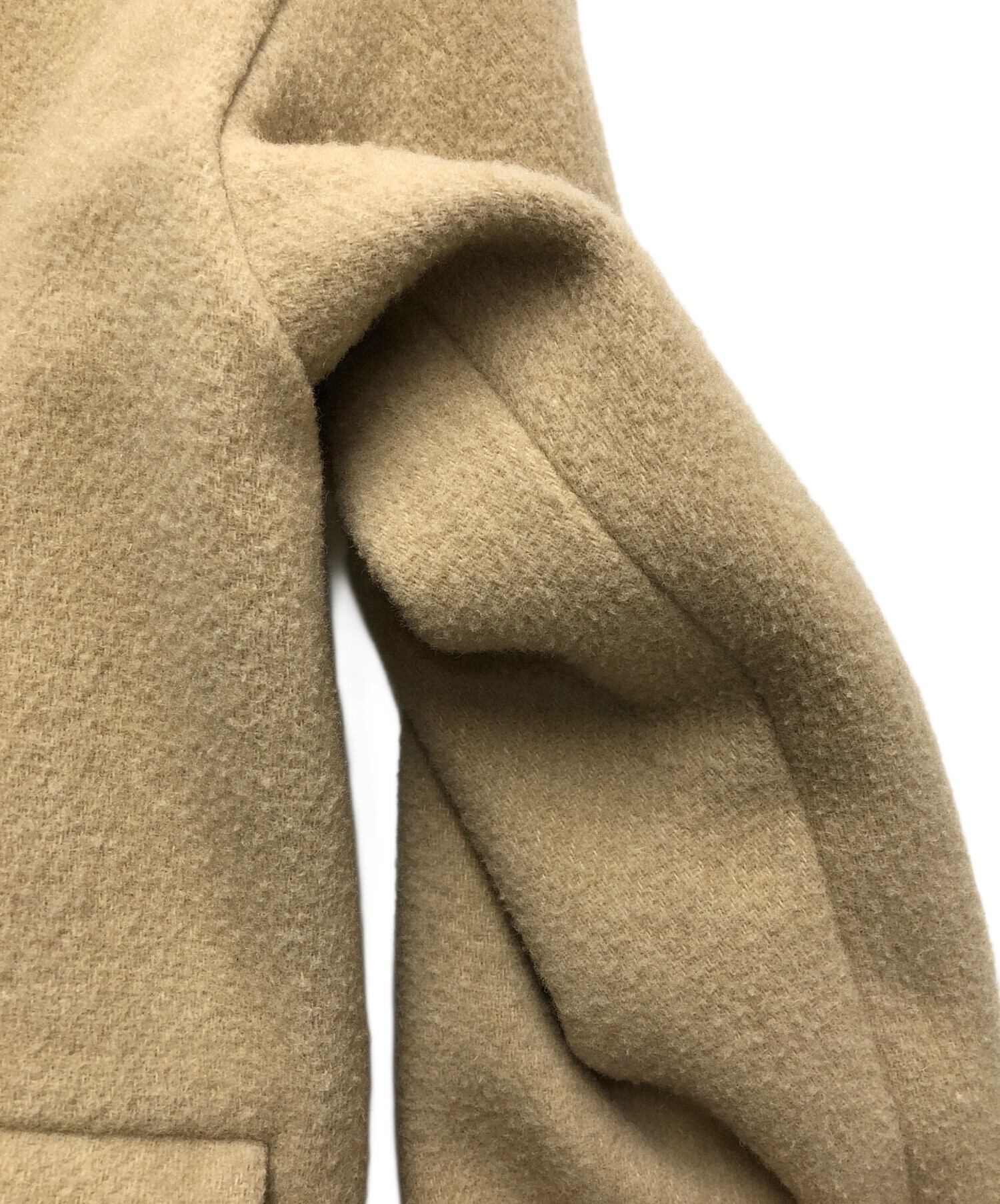 中古・古着通販】DANTON (ダントン) WOOL LIGHT PILE ノーカラーロング 