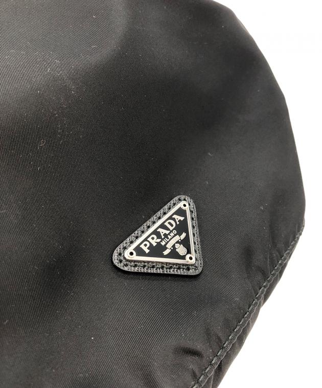 中古・古着通販】PRADA (プラダ) ナイロン巾着ポーチ ブラック