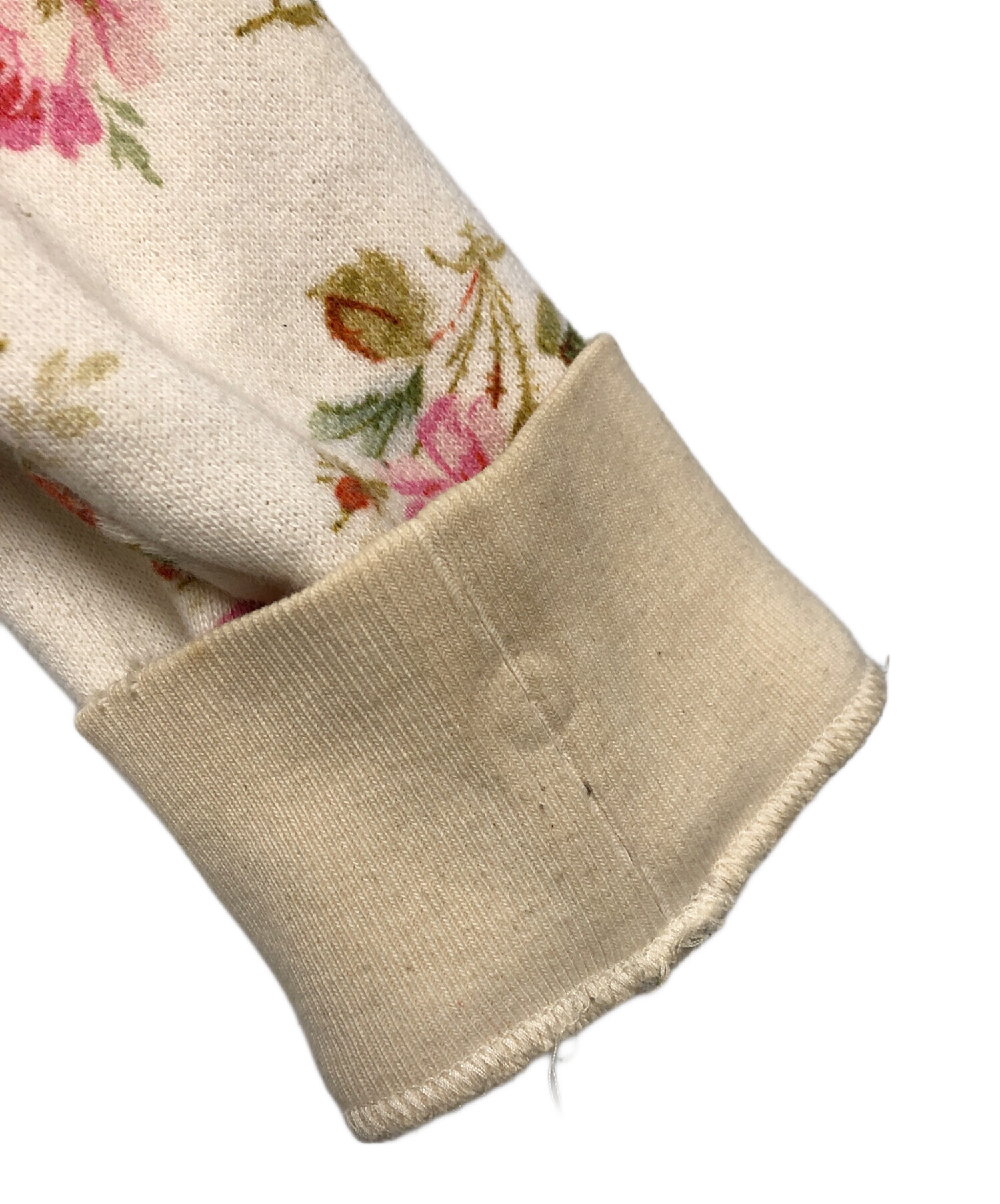 中古・古着通販】GUCCI (グッチ) プルオーバーパーカー アイボリー  