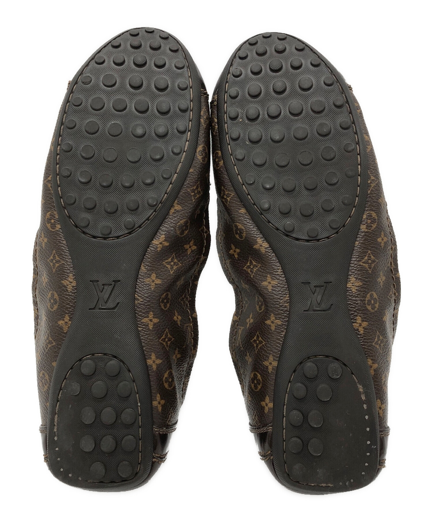 ルイヴィトンのフラットパンプス　LVモノグラム 中古・古着通販】LOUIS VUITTON (ルイ ヴィトン) モノグラムフラット