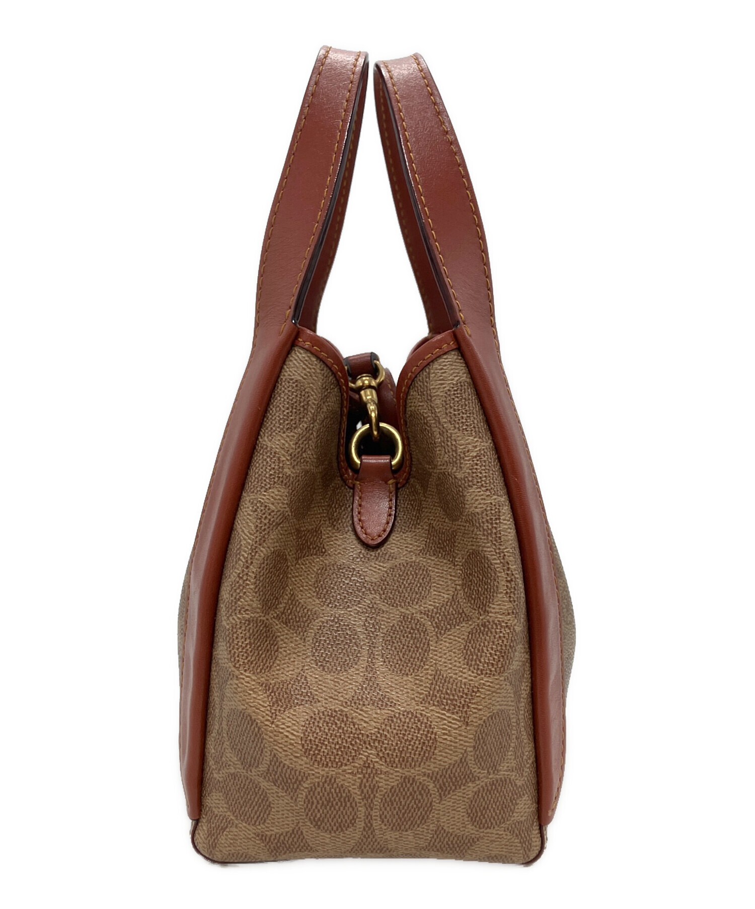 コーチ COACH ハンドバッグ ハドリー ホーボー 馬車ロゴ レザー ほぼ新品 COACH COACH Shoulder Bag Hadley Convertible Crossbody Bag COACH