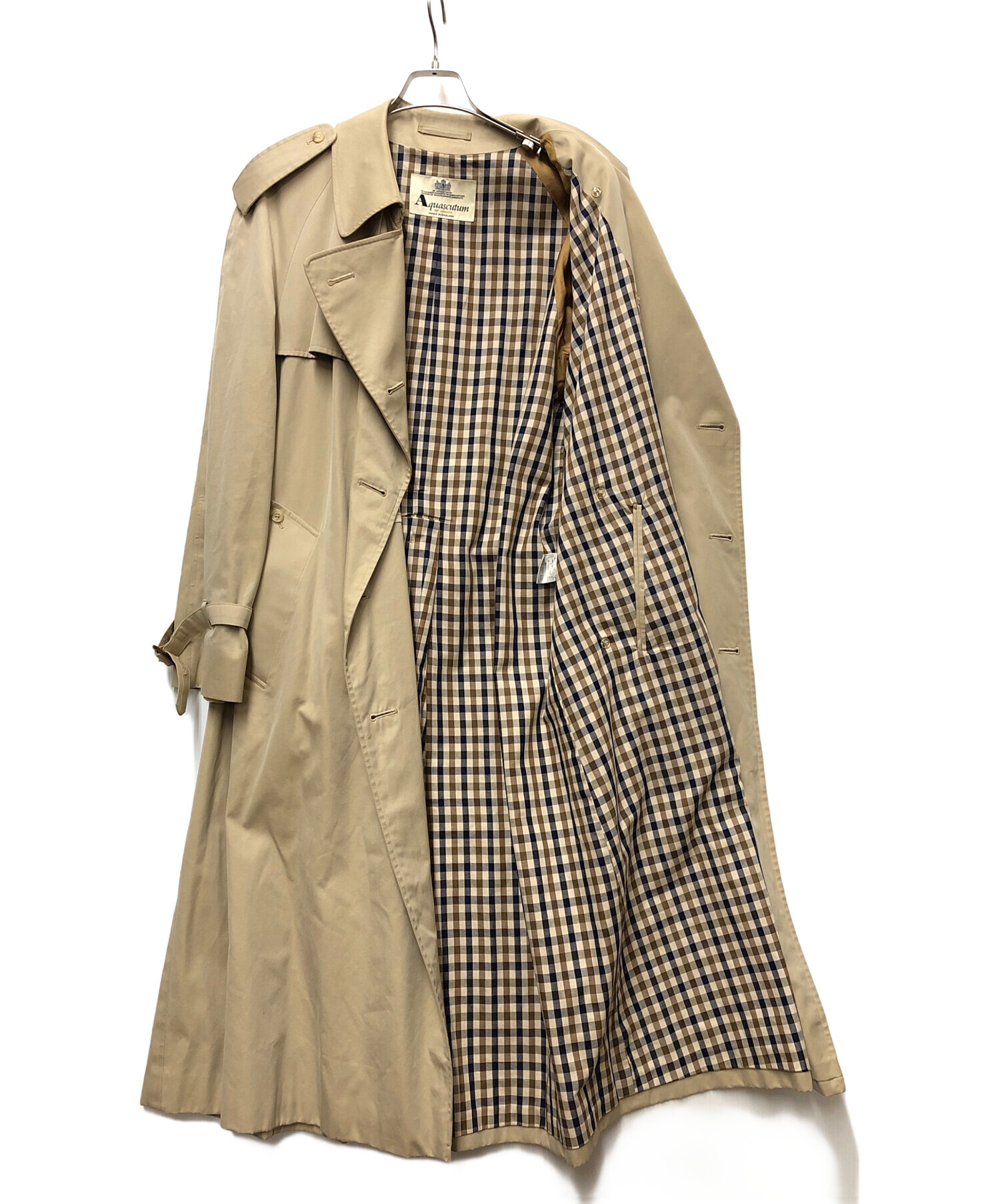 中古・古着通販】Aquascutum (アクアスキュータム) トレンチコート