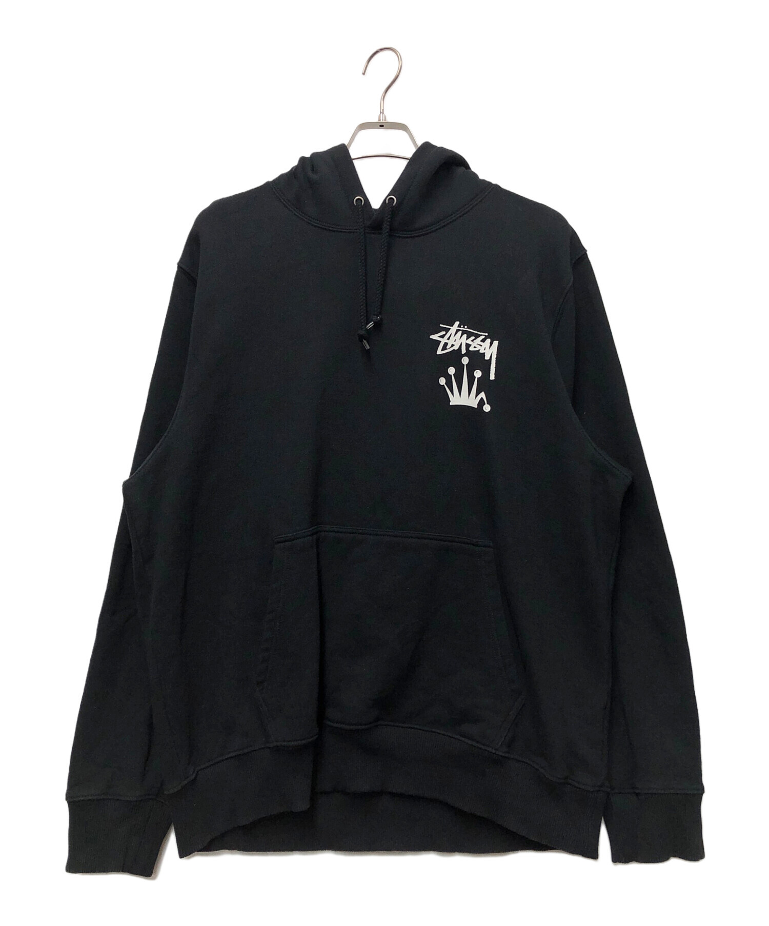 中古・古着通販】stussy (ステューシー) Stock Crown Hoodie ブラック