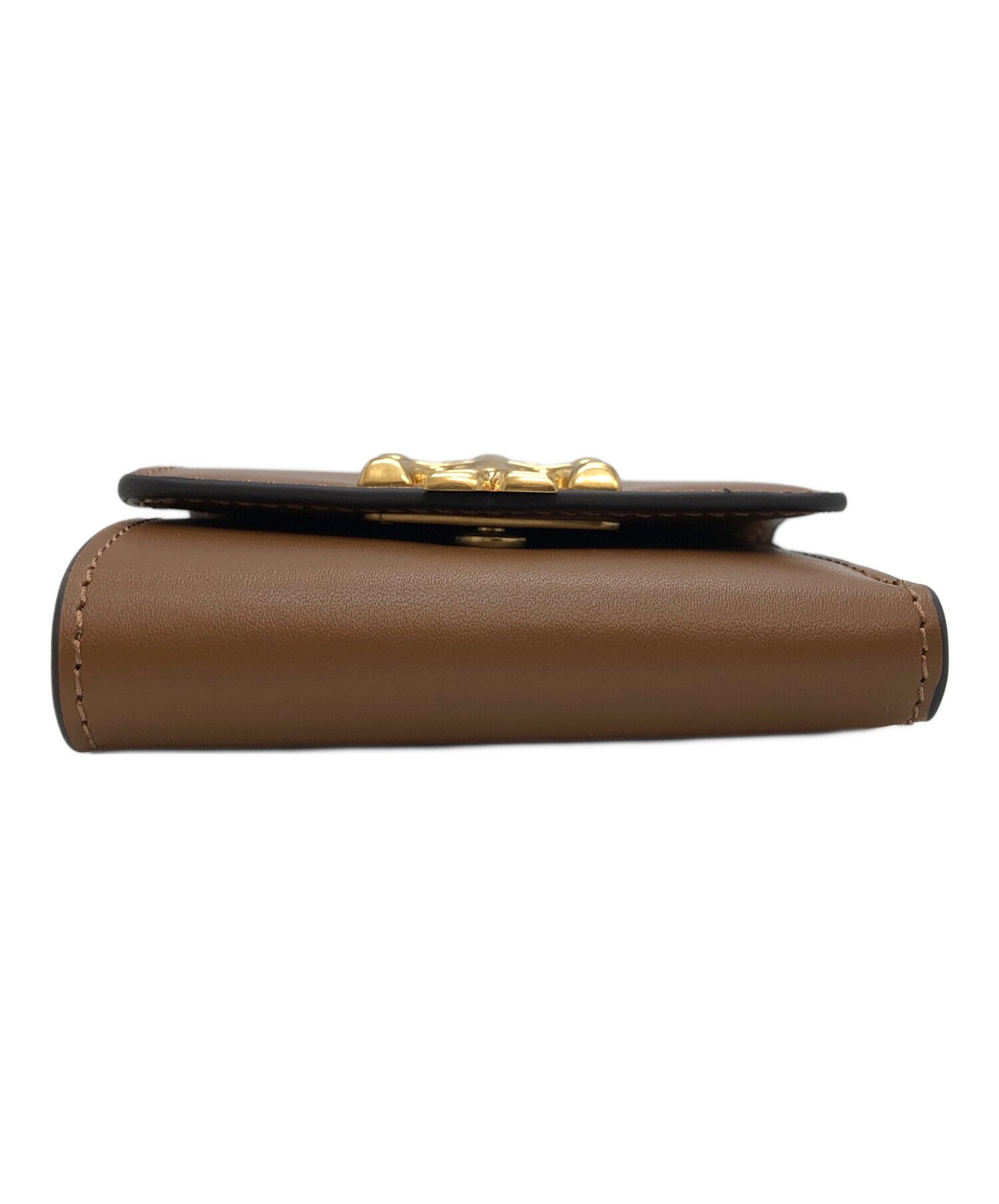 中古・古着通販】TORY BURCH (トリーバーチ) 3つ折り財布 ブラウン