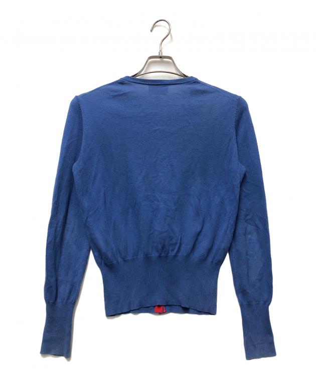 Vivienne Westwood RED LABEL カーディガン M 青 【古着】【中古】【送料無料】 中古・古着通販】Vivienne Westwood RED LABEL (ヴィヴィアンウエスト