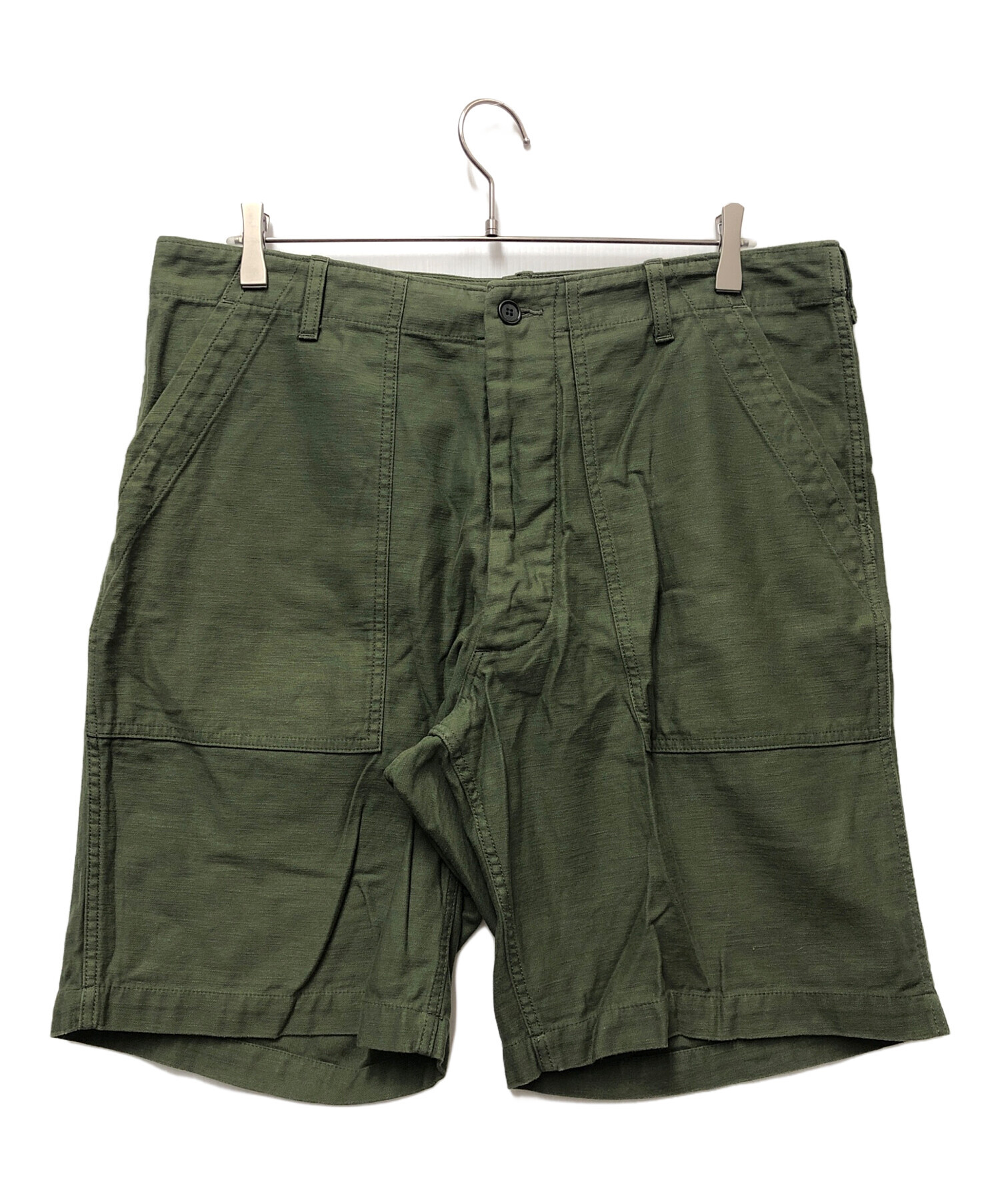 中古・古着通販】TENDERLOIN (テンダーロイン) ハーフパンツ グリーン 中古・古着通販】TENDERLOIN (テンダーロイン) ハーフパンツ グリーン