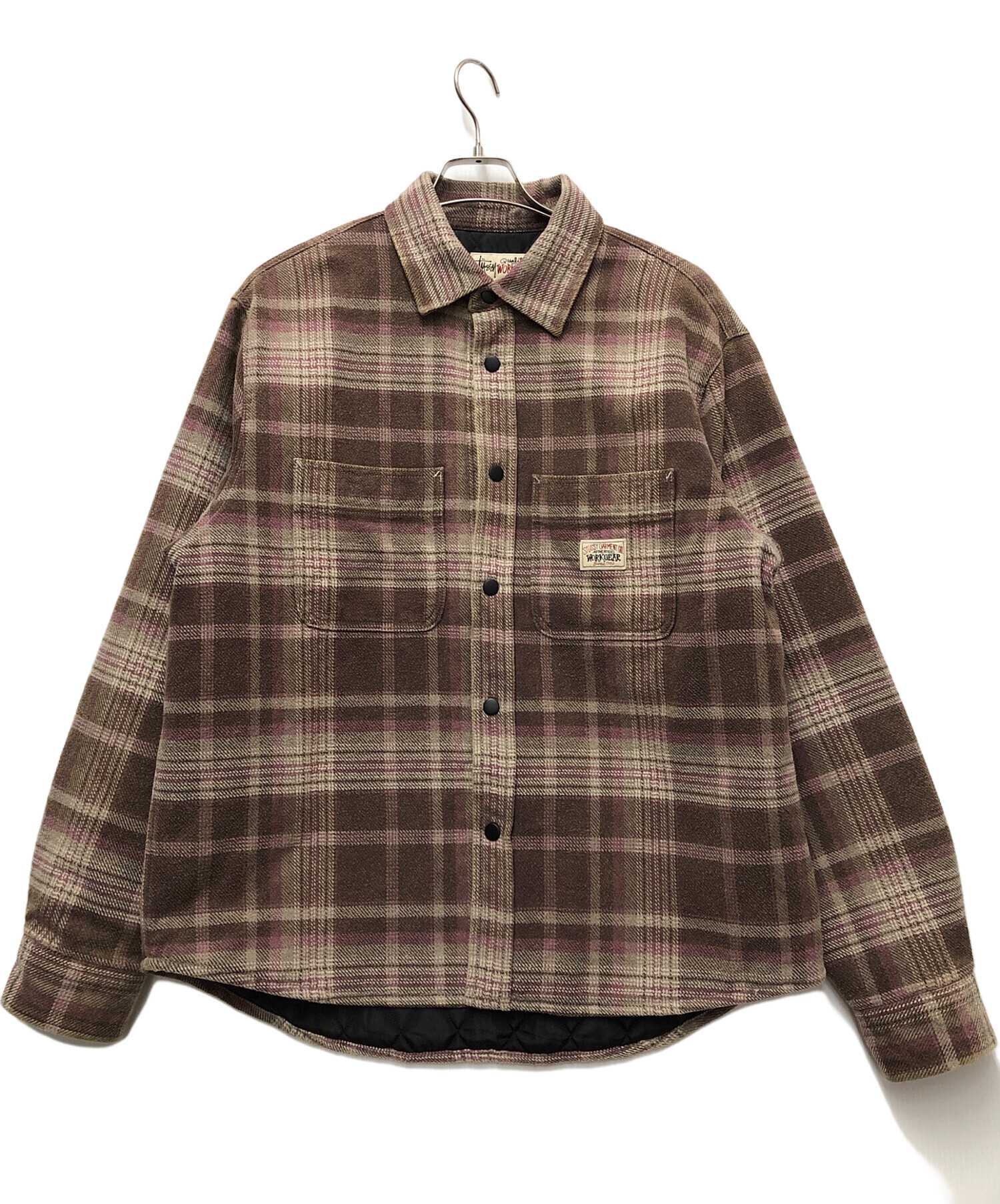 中古・古着通販】stussy (ステューシー) Heavy Washed Plaid Shirt