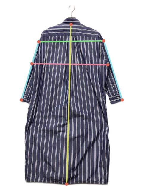 美品△TICCA ティッカ//サファリシャツワンピース△ネイビー紺色