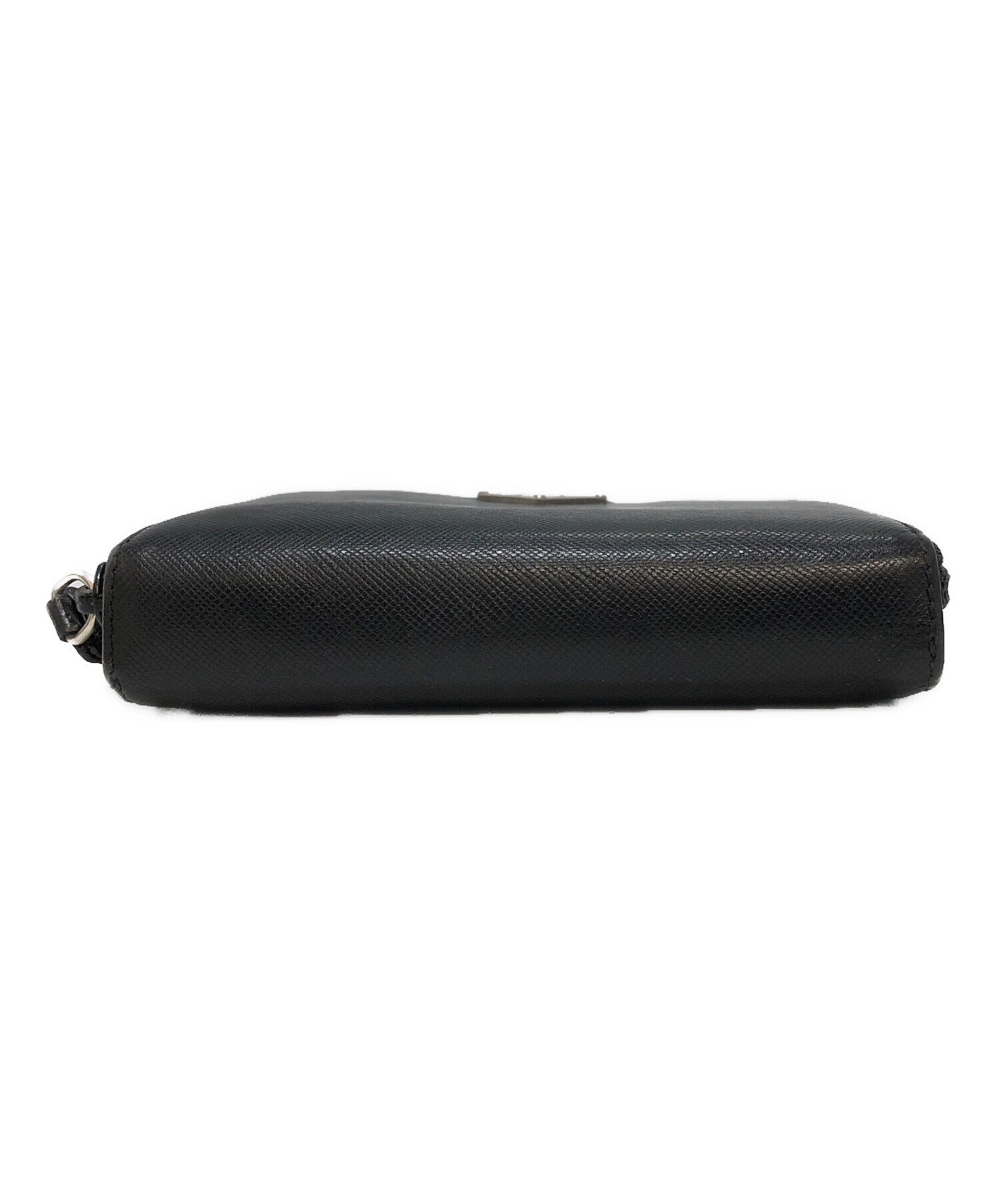 中古・古着通販】PRADA (プラダ) ラウンドファスナー2つ折り財布