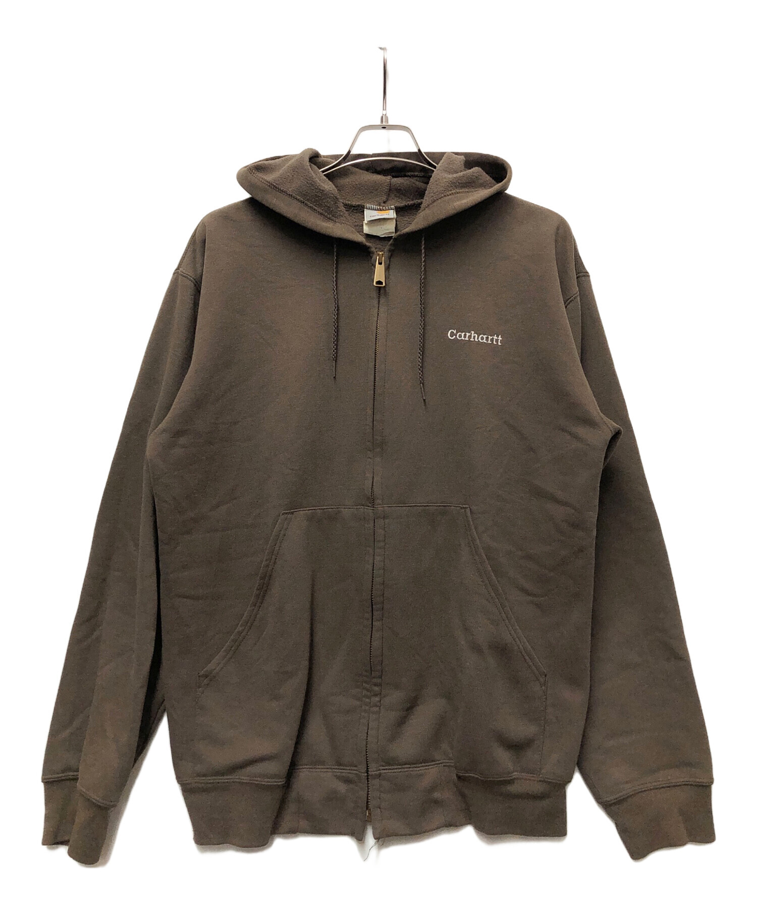 中古・古着通販】CarHartt (カーハート) ジップパーカー ブラウン