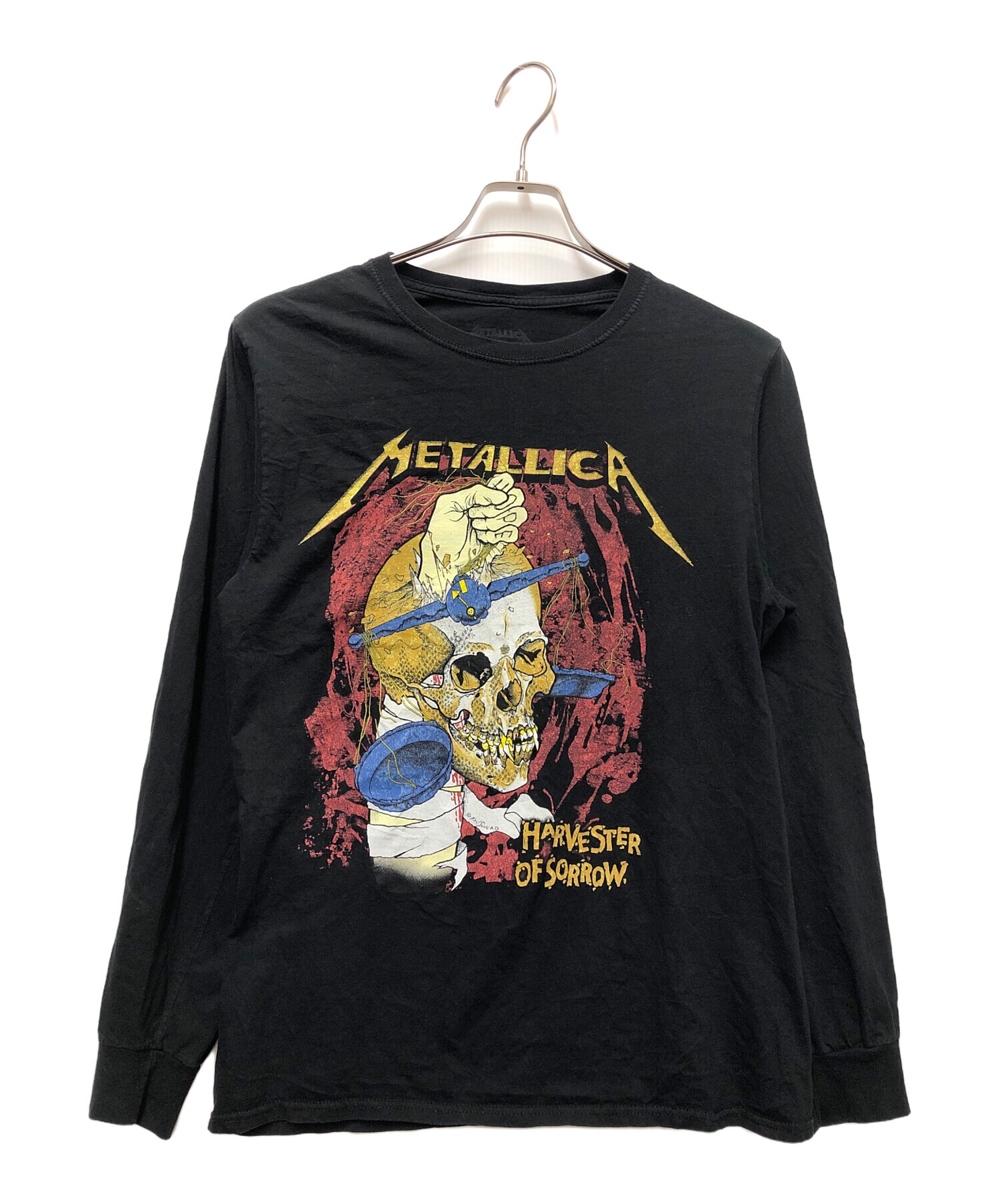 中古・古着通販】METALLICA (メタリカ) 長袖Tシャツ ブラック サイズ:M