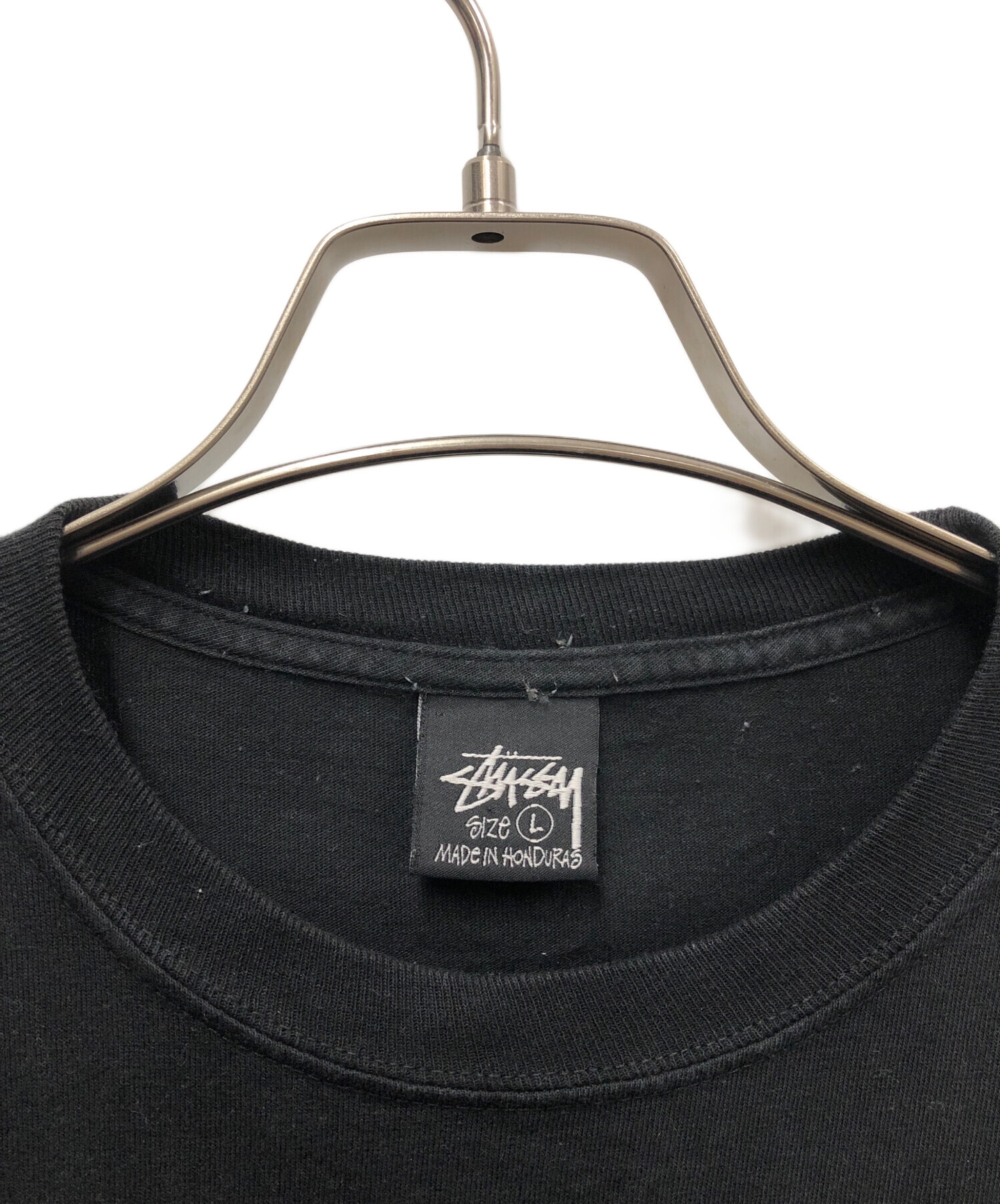 中古・古着通販】stussy (ステューシー) BURLY THREADS TEE ブラック