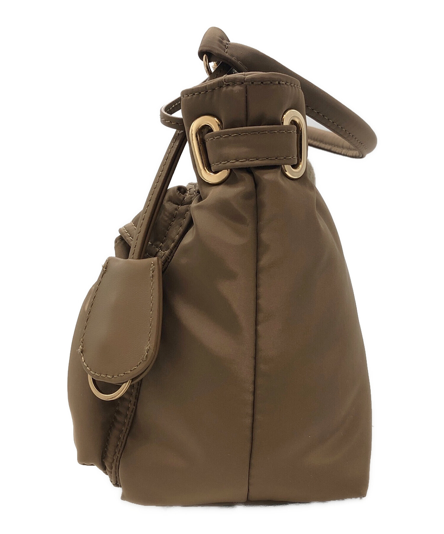 美品 GOOD GRIEF グッドグリーフ キャンバス チェーン ショルダーバッグ カーキ レディース 古着 中古 USED 美品 GOOD GRIEF グッドグリーフ キャンバス チェーン ショルダー
