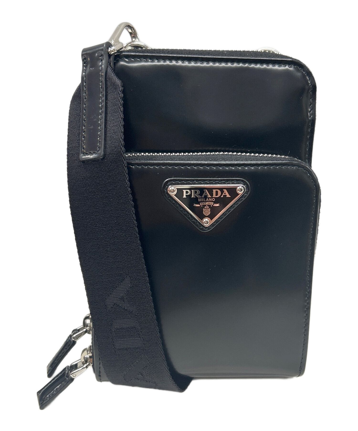 中古・古着通販】PRADA (プラダ) サフィアーノレザースマートフォン