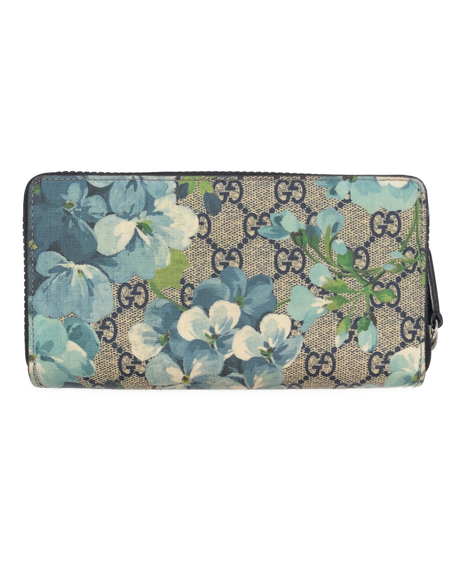 中古・古着通販】GUCCI (グッチ) ラウンドファスナー長財布 GGブルーム 