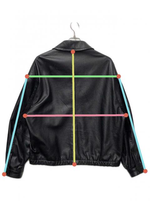中古・古着通販】LIDnM (リドム) レザージャケット ブラック サイズ:M
