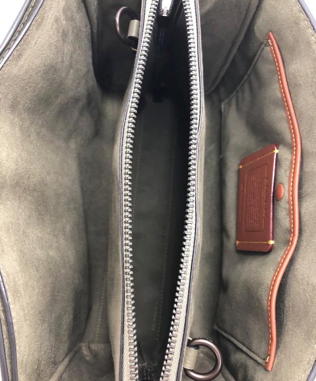 中古・古着通販】COACH (コーチ) ブルック キャリーオール28 グリーン