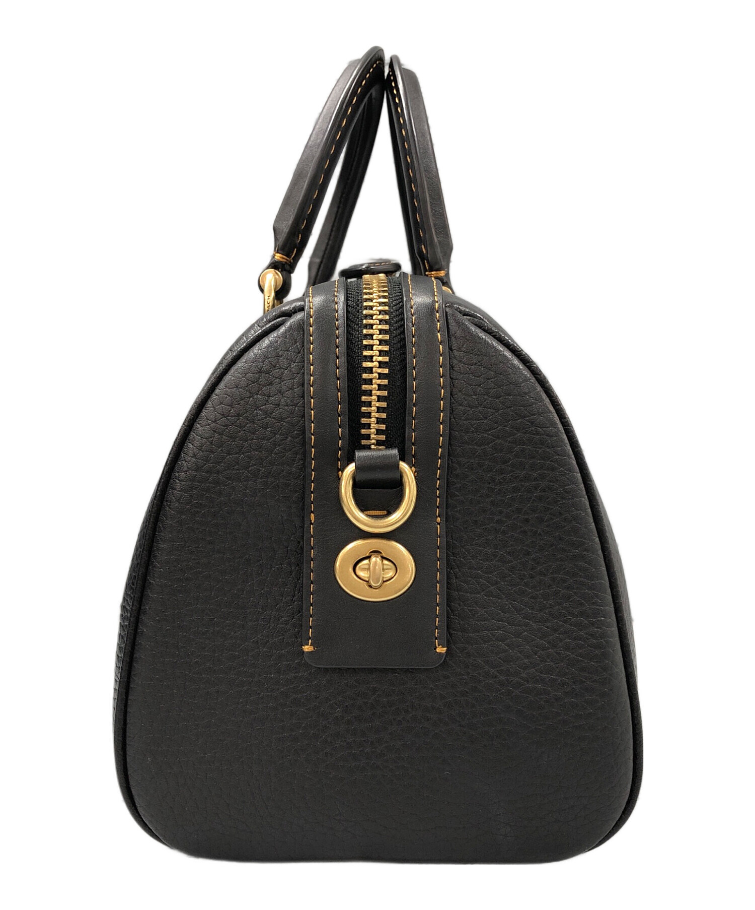 中古・古着通販】COACH (コーチ) ルビーサッチェル25バッグ ブラック