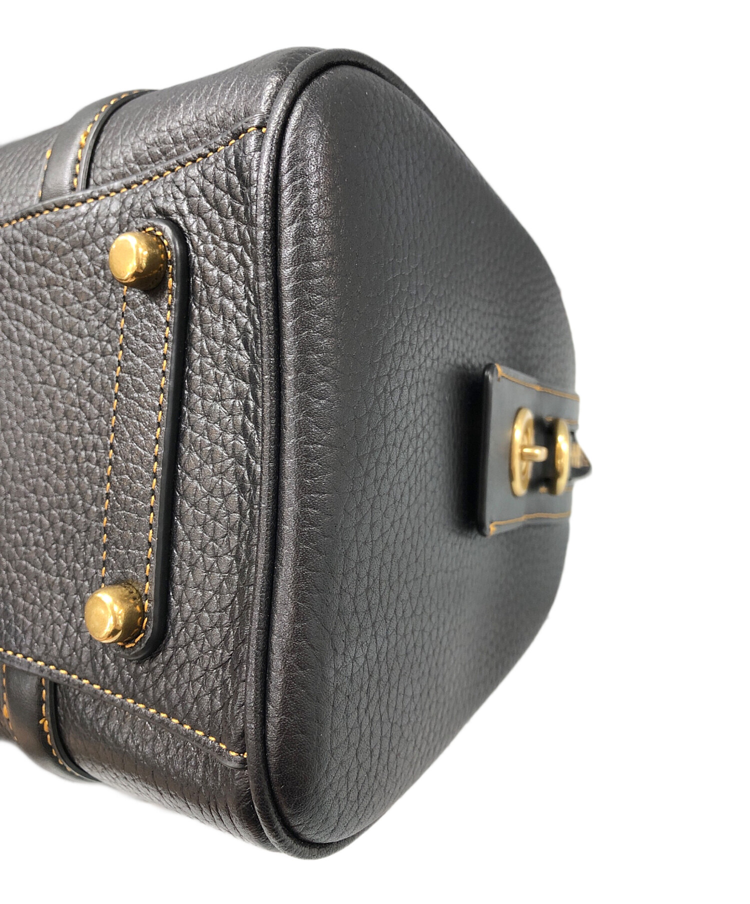 中古・古着通販】COACH (コーチ) ルビーサッチェル25バッグ ブラック