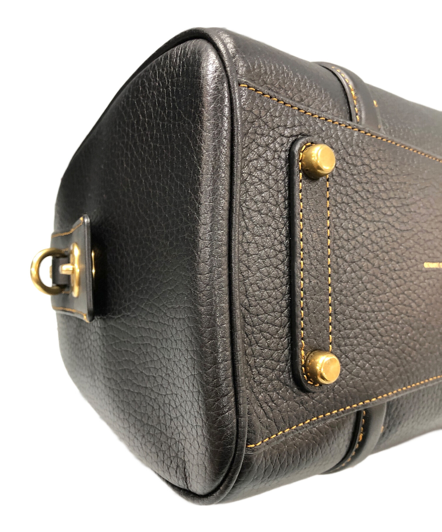 中古・古着通販】COACH (コーチ) ルビーサッチェル25バッグ ブラック