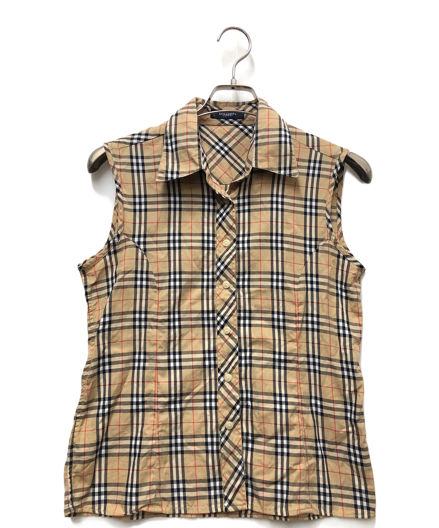 中古・古着通販】BURBERRY LONDON (バーバリーロンドン) ノースリーブ 