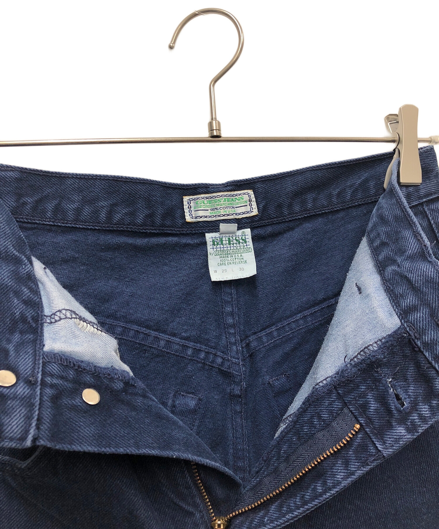 GUESS ゲス デニムパンツ L 青 【古着】【中古】【送料無料】 中古・古着通販】GUESS jeans (ゲス ジーンズ) デニムパンツ