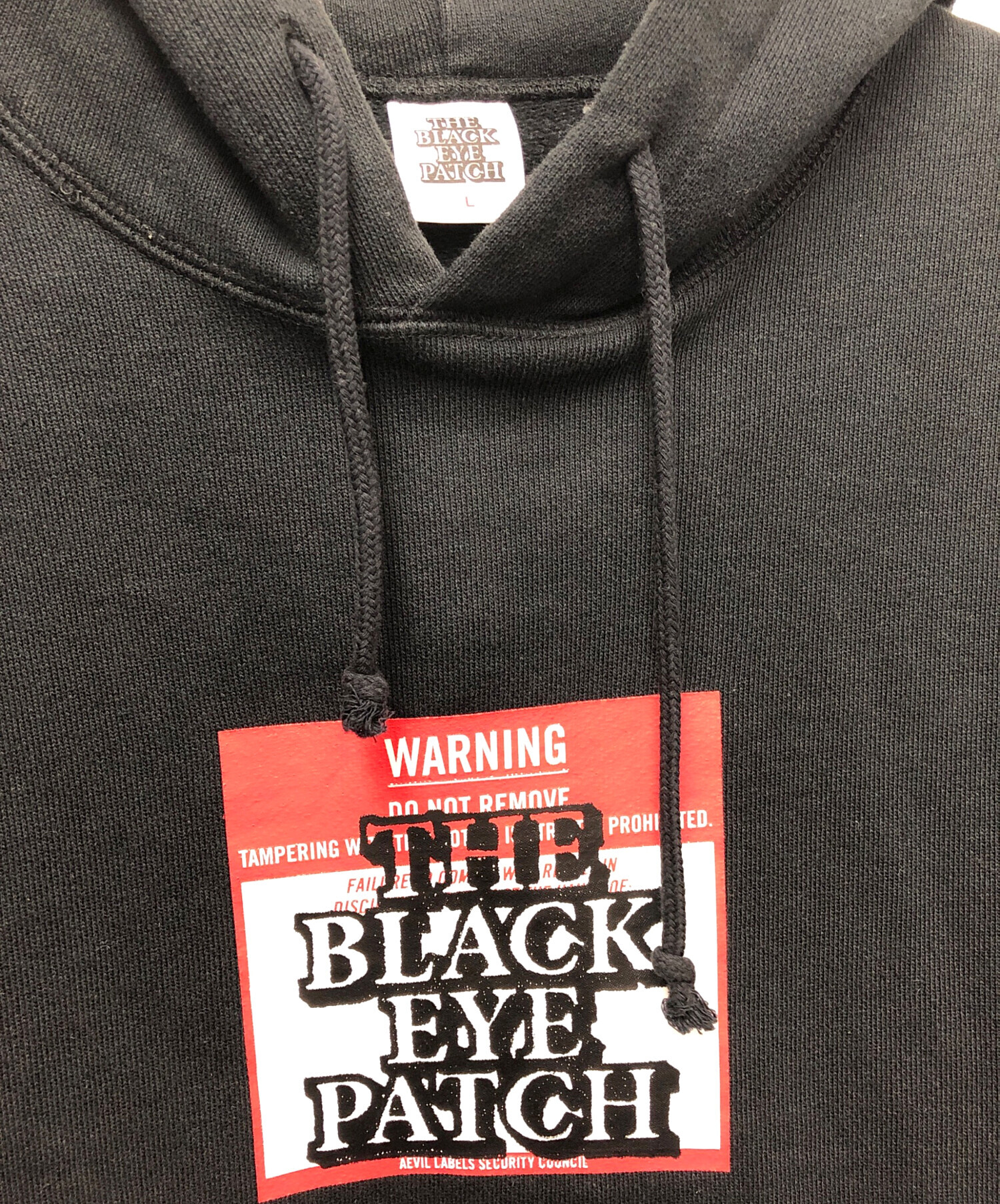 THE BLACK EYE PATCHブラックパーカー　取扱注意 【即購入可】 ブラックアイパッチ パーカー 取扱注意 black eye patch プルオーバー