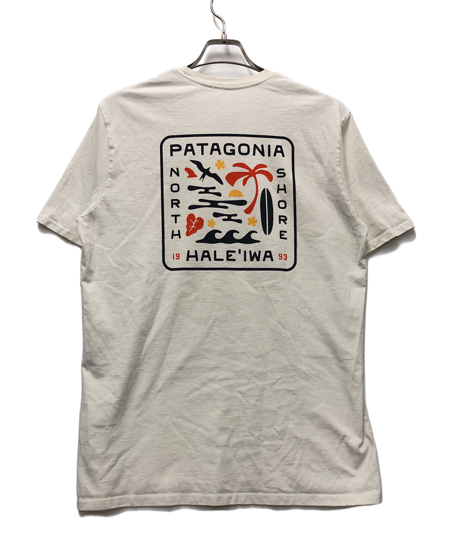 中古・古着通販】Patagonia (パタゴニア) 半袖Tシャツ アイボリー 