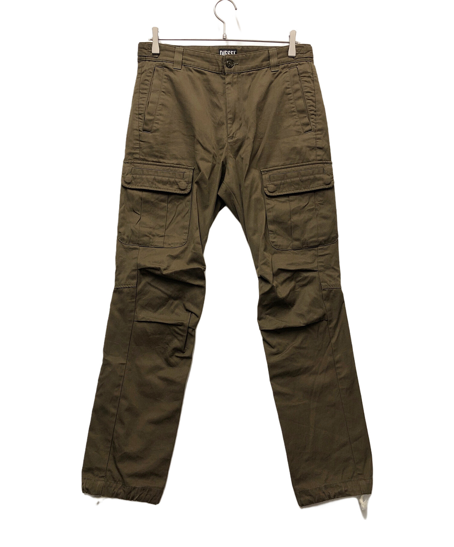 中古・古着通販】DIESEL (ディーゼル) カーゴパンツ カーキ サイズ:48 