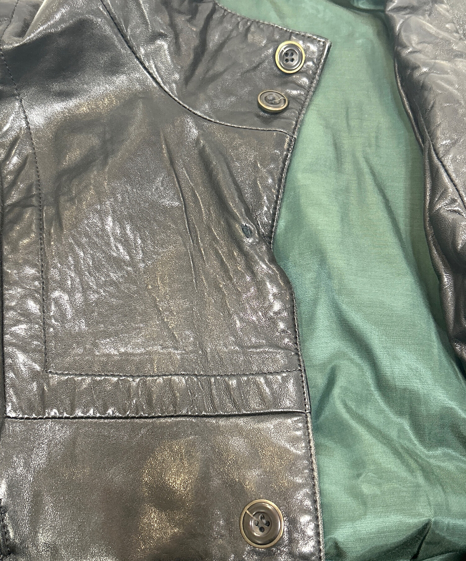 ヴィンテージ　LANVIN ランバン 羊革 レザージャケット コート ラムレザー コート / オード｜ランバンコレクション(メンズ)公式