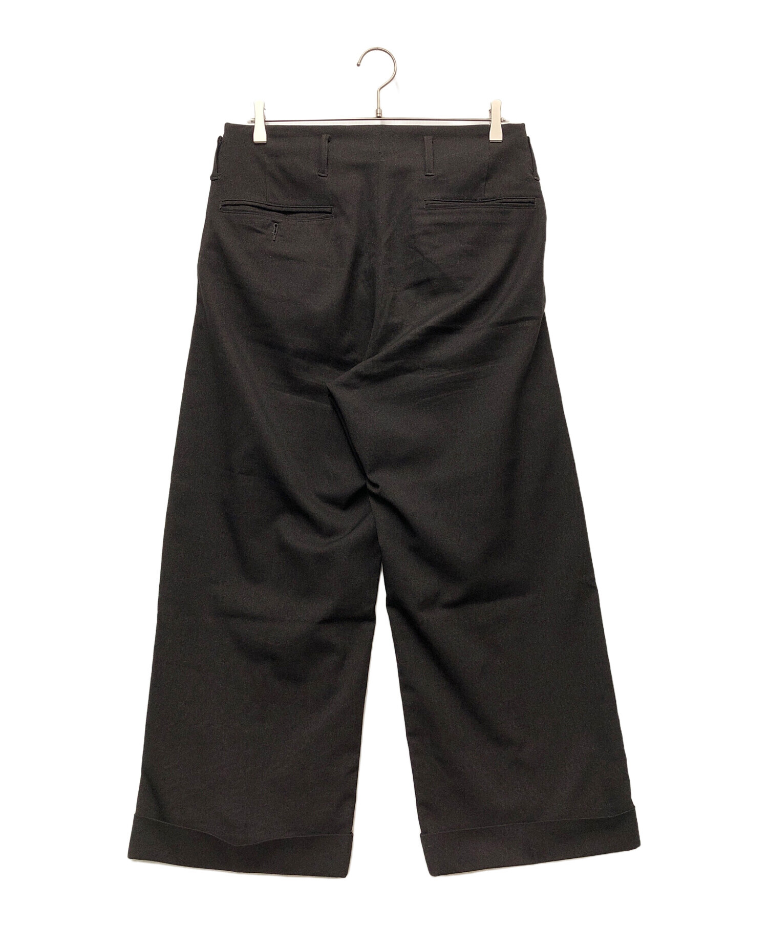 KAIKO ナイロンパンツ サイズ2 中古・古着通販】KAIKO (カイコー) スラックス ブラウン サイズ:2
