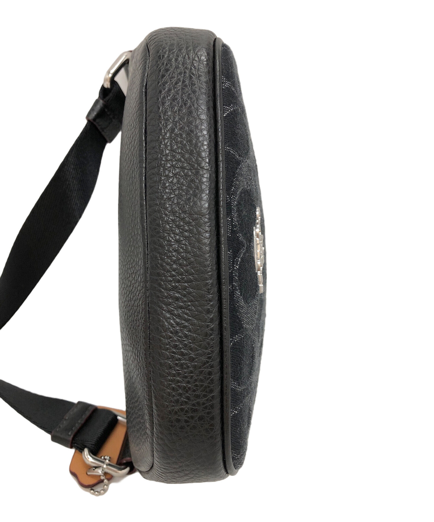 中古・古着通販】COACH (コーチ) シグネチャーデニム ボディバッグ 