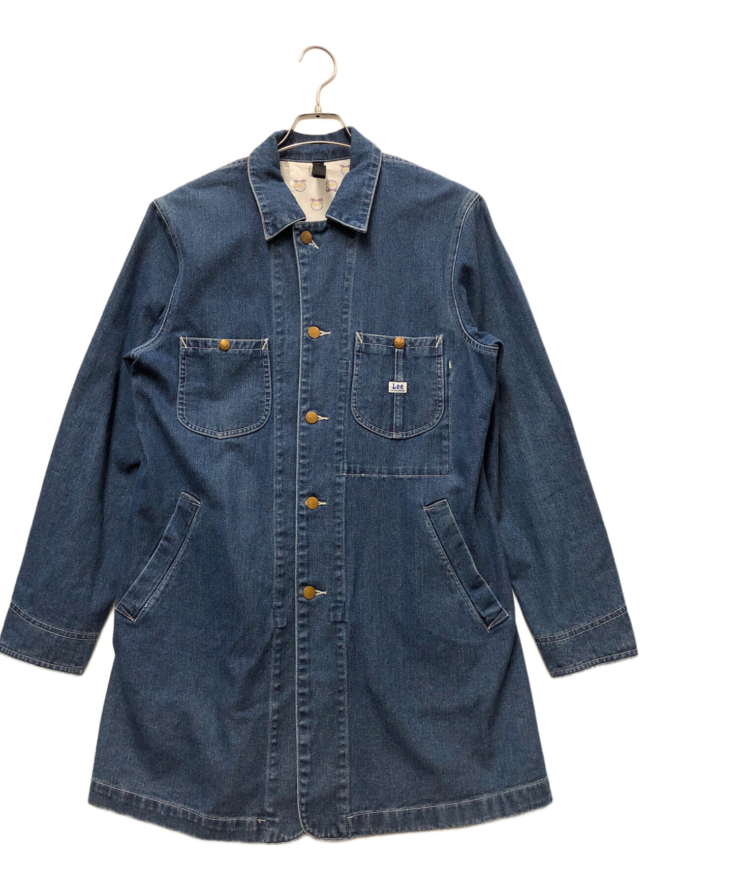 Lee Leisure Wear デニム ショップコート 中古・古着通販】LEE (リー) ショップコート インディゴ サイズ:M