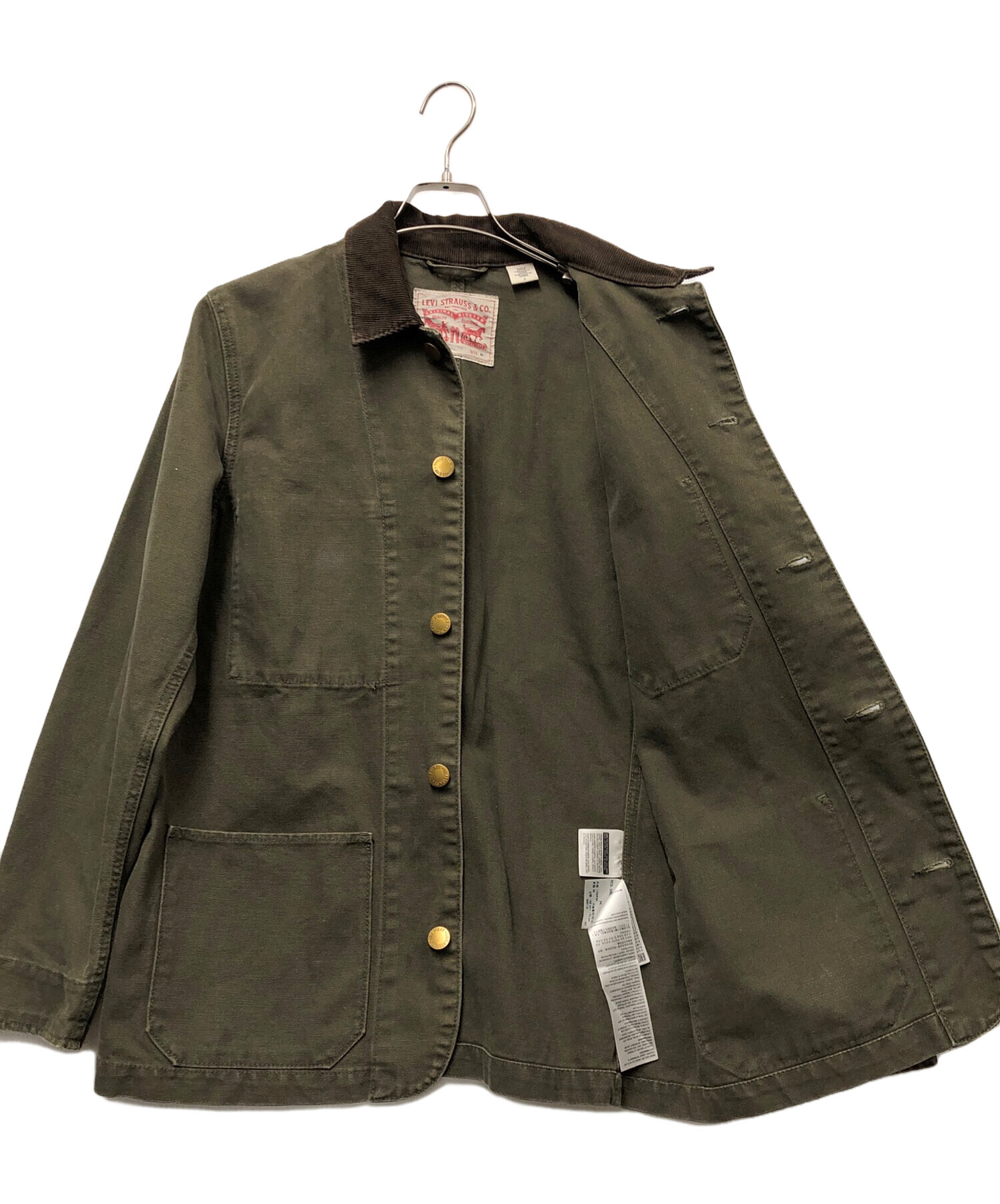 中古・古着通販】LEVI'S (リーバイス) カバーオール カーキ サイズ:M